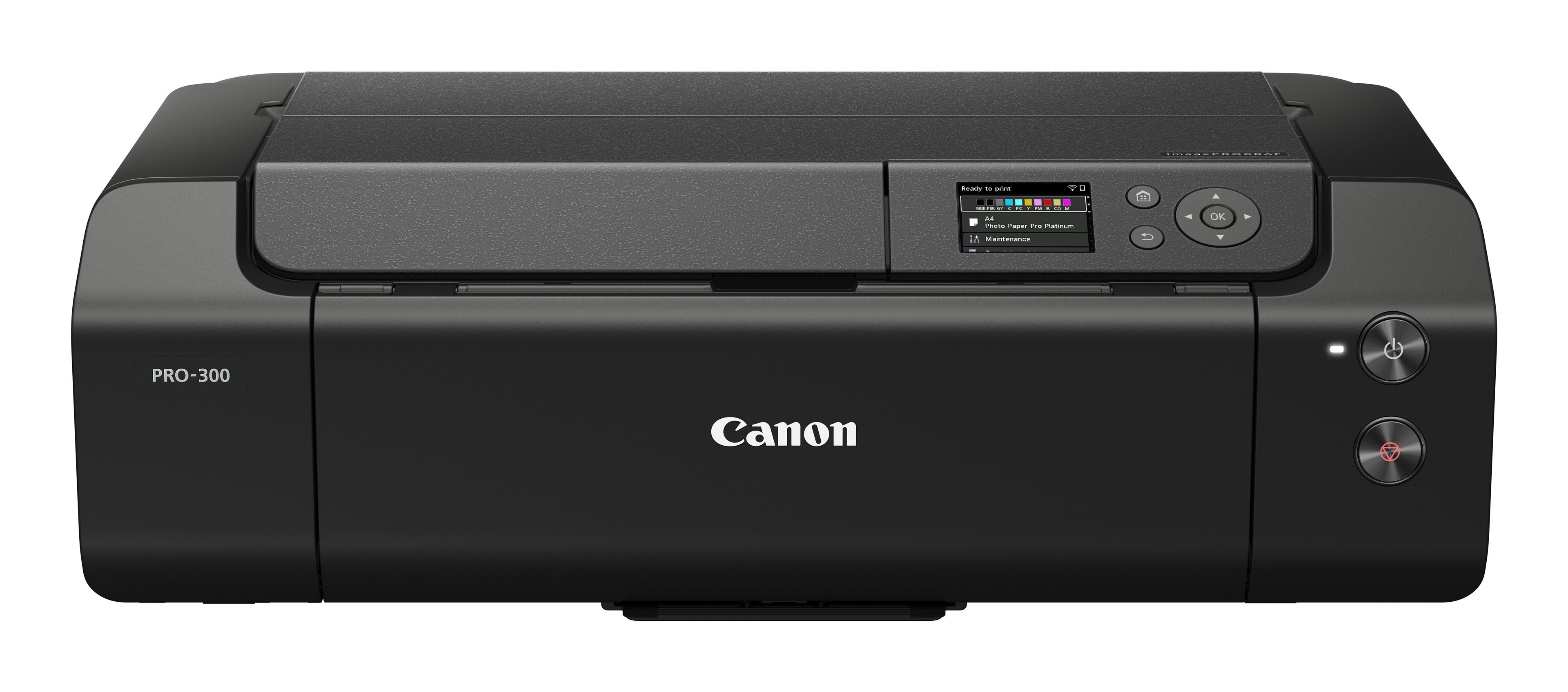 Canon imagePROGRAF PRO-300 - 13" imprimante grand format - couleur - jet d'encre - A3/Ledger - jusqu'à 4.25 min/page (mono) / jusqu'à 4.25 min/page (couleur) - capacité : 100 feuilles - LAN, Wi-Fi(n), USB 2.0