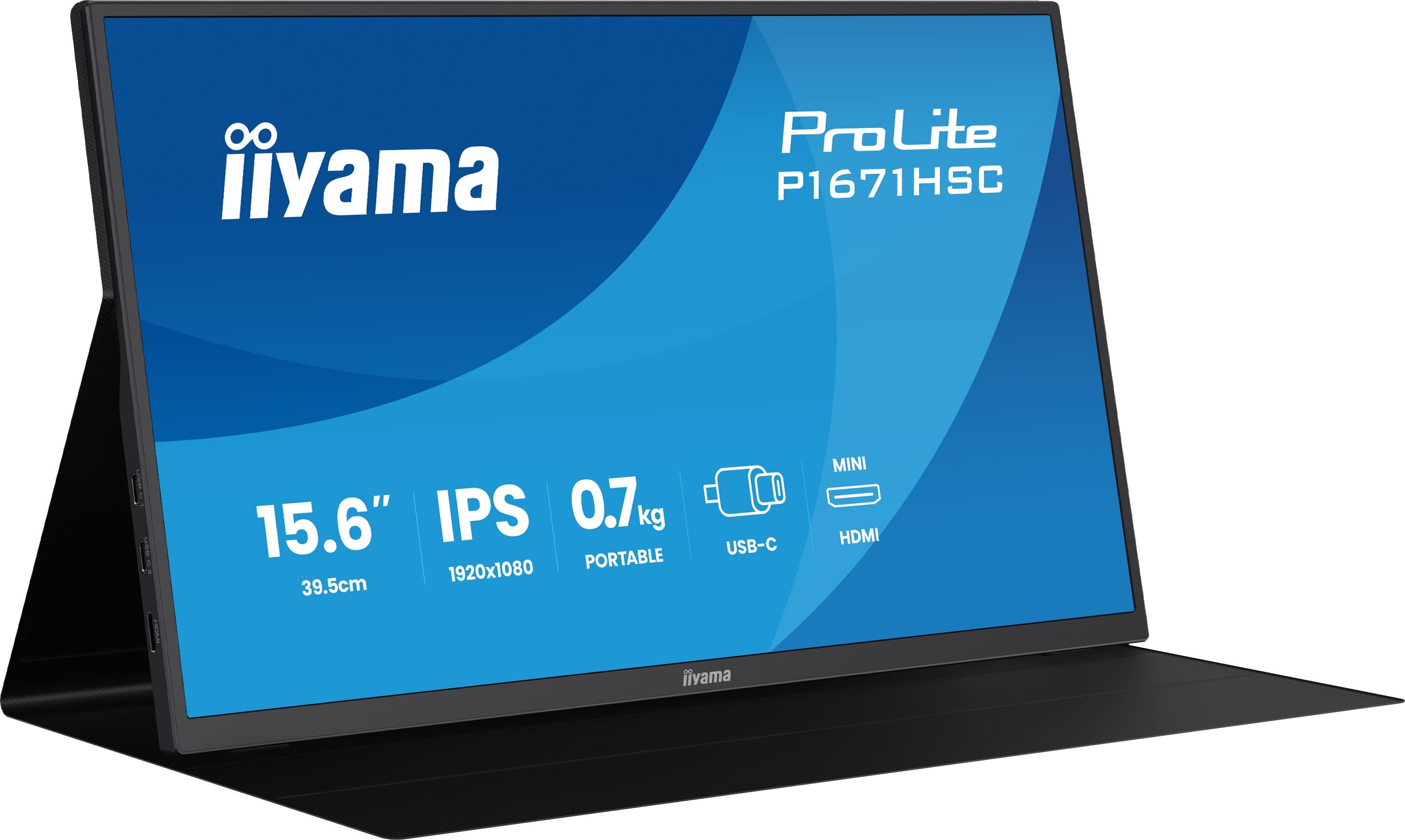 Ecran 15.6" IIYAMA P1671HSC-B1 Noir