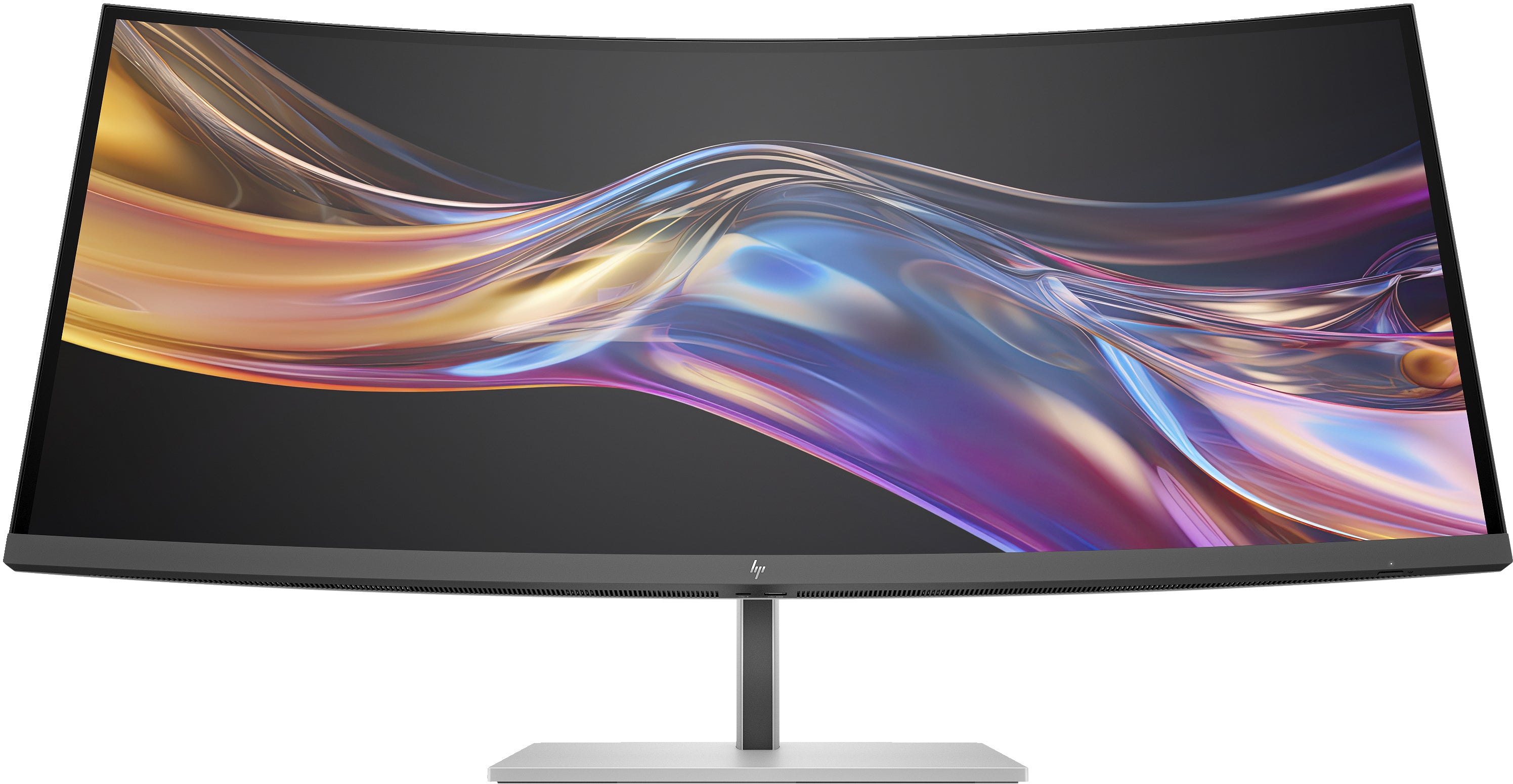 HP 738pu - Series 7 Pro - écran LED - incurvé - 38" (37.52" visualisable) - 3840 x 1600 WQHD+ @ 60 Hz - IPS Black - 400 cd/m² - 2000:1 - DisplayHDR 400 - 5 ms - Thunderbolt 4, HDMI, DisplayPort, USB-C - haut-parleurs - noir, argent