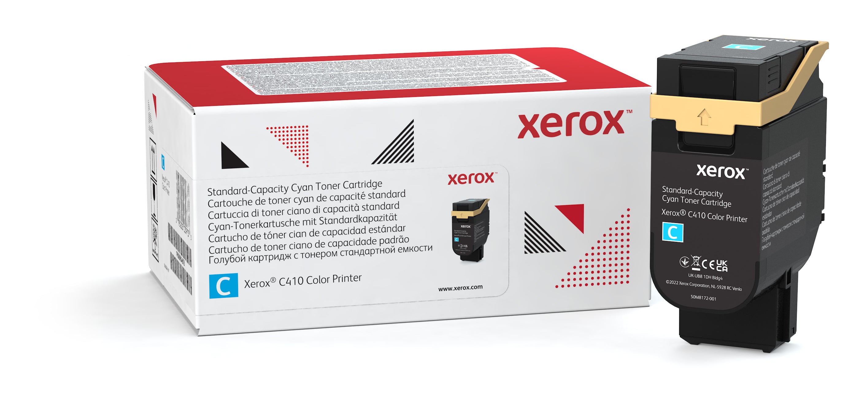 Xerox - Cyan - original - boîte - cartouche de toner Use and Return - pour Xerox C410; VersaLink C415/DN, C415V_DN