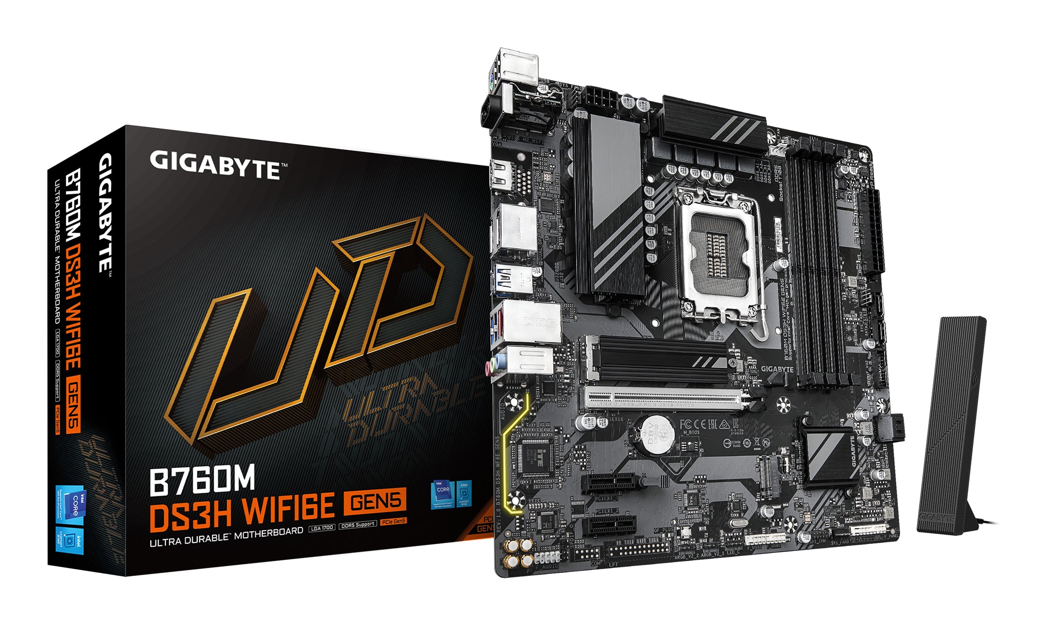 B760M DS3H WIFI6E GEN5 - LGA1700/DDR5/mATX