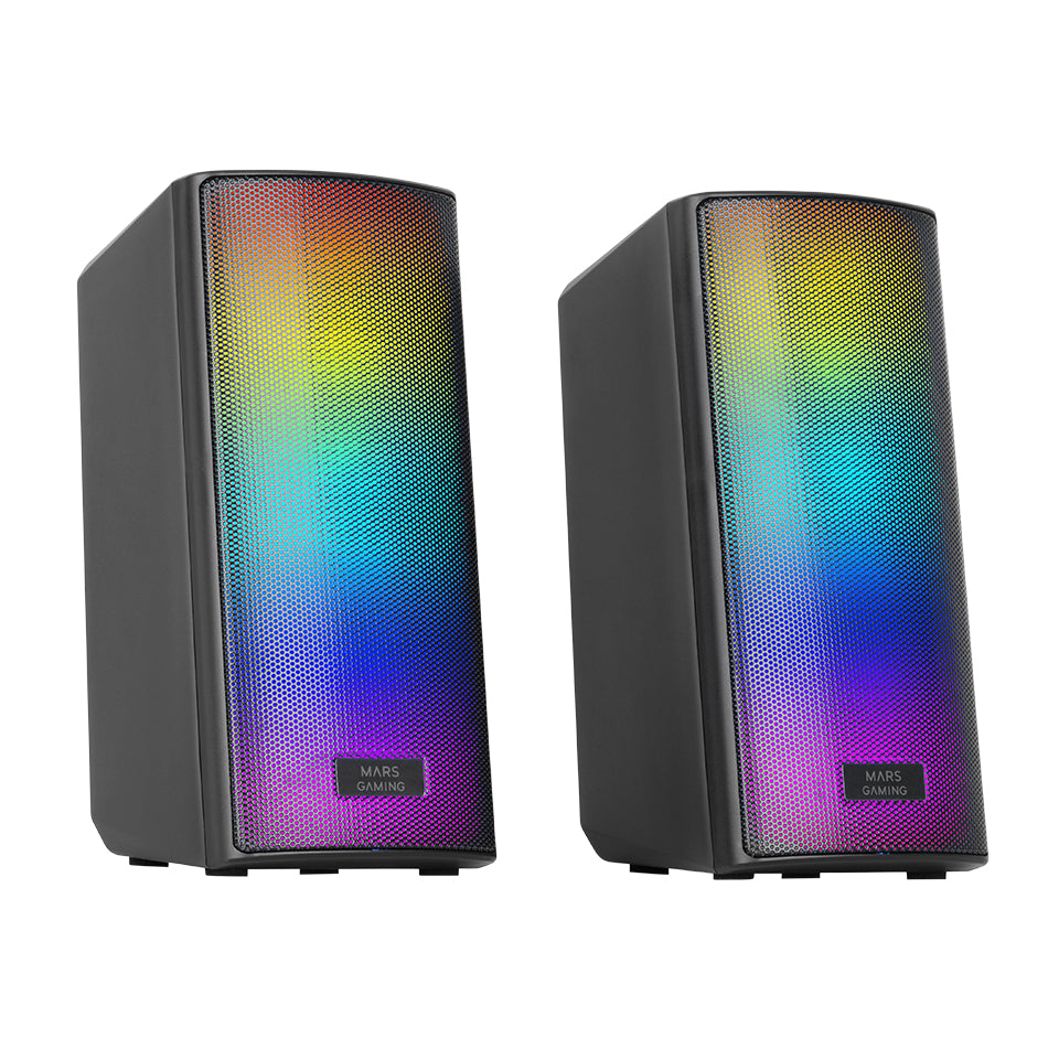 Haut-parleurs de PC Mars Gaming MSRGB2 Noir