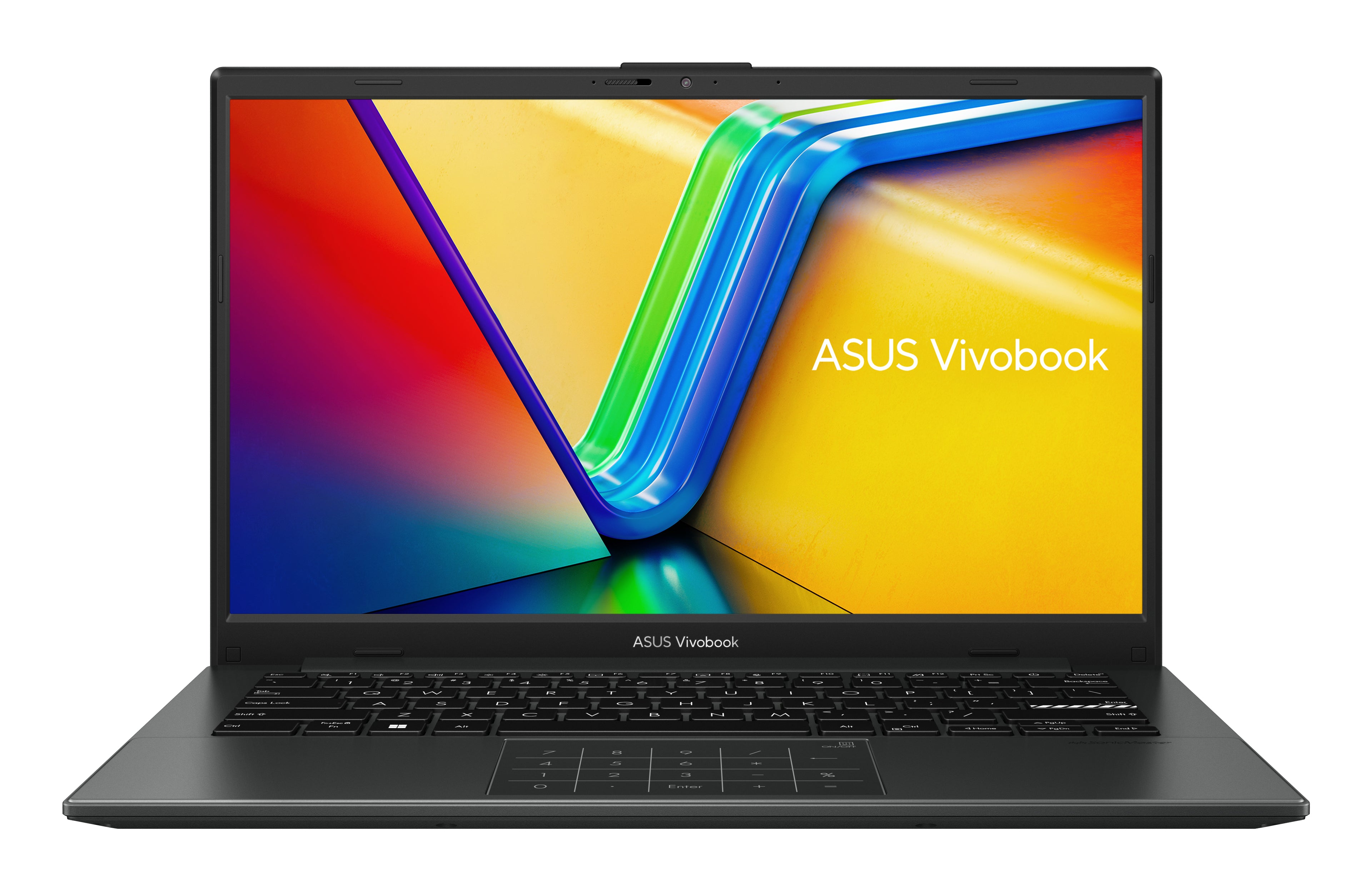 ASUS Vivobook Go 14 E1404GA-EB606W - Conception de charnière à 180 degrés - Intel N-series - N100 / jusqu'à 3.4 GHz - Win 11 Home in S mode - UHD Graphics - 8 Go RAM - 128 Go SSD UFS 2.1 - 14" 1920 x 1080 (Full HD) - Wi-Fi 6E, Bluetooth - noir mélangé