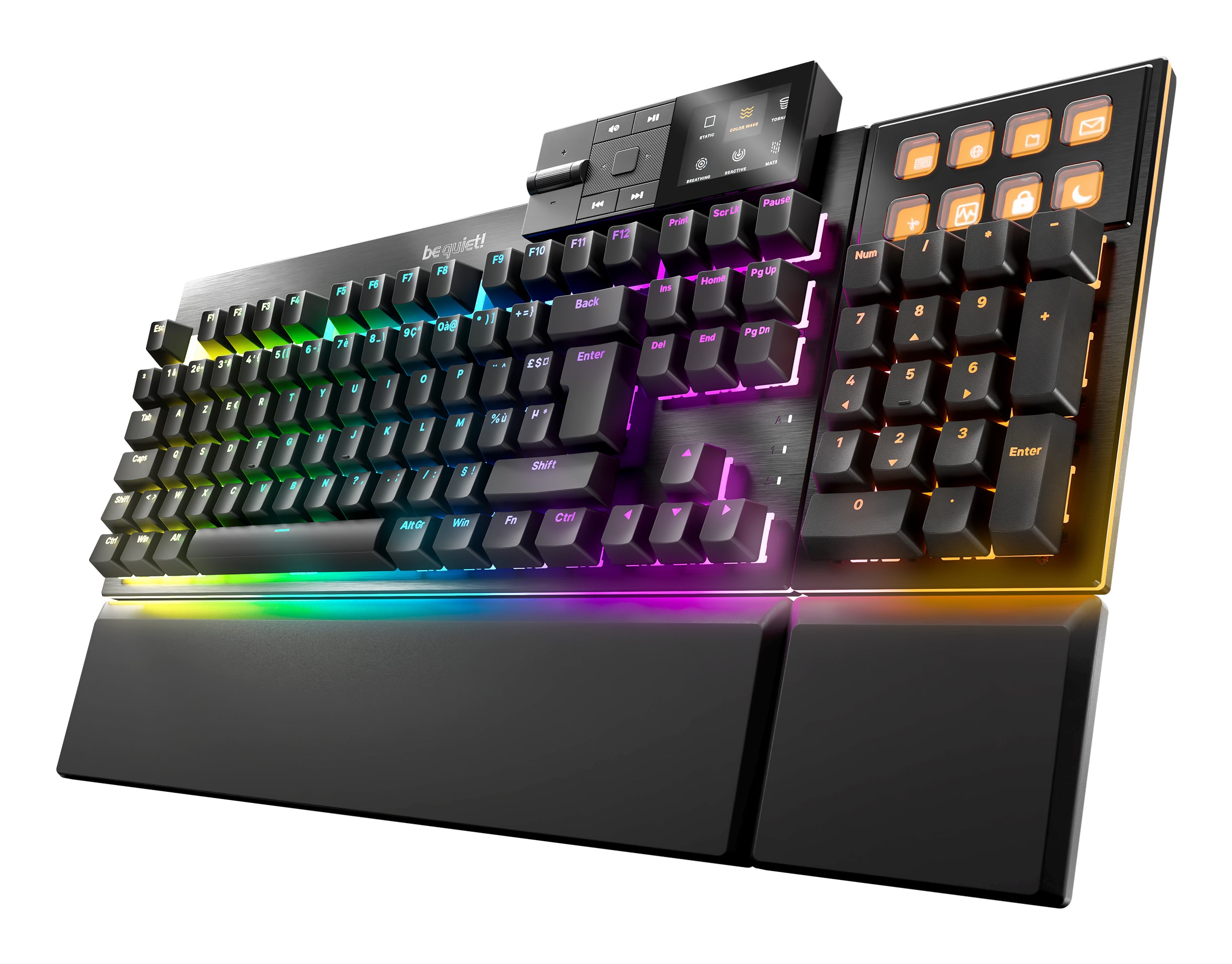 Clavier Gamer mécanique (Silent Tactile) be quiet! Dark Mount RGB (Noir)