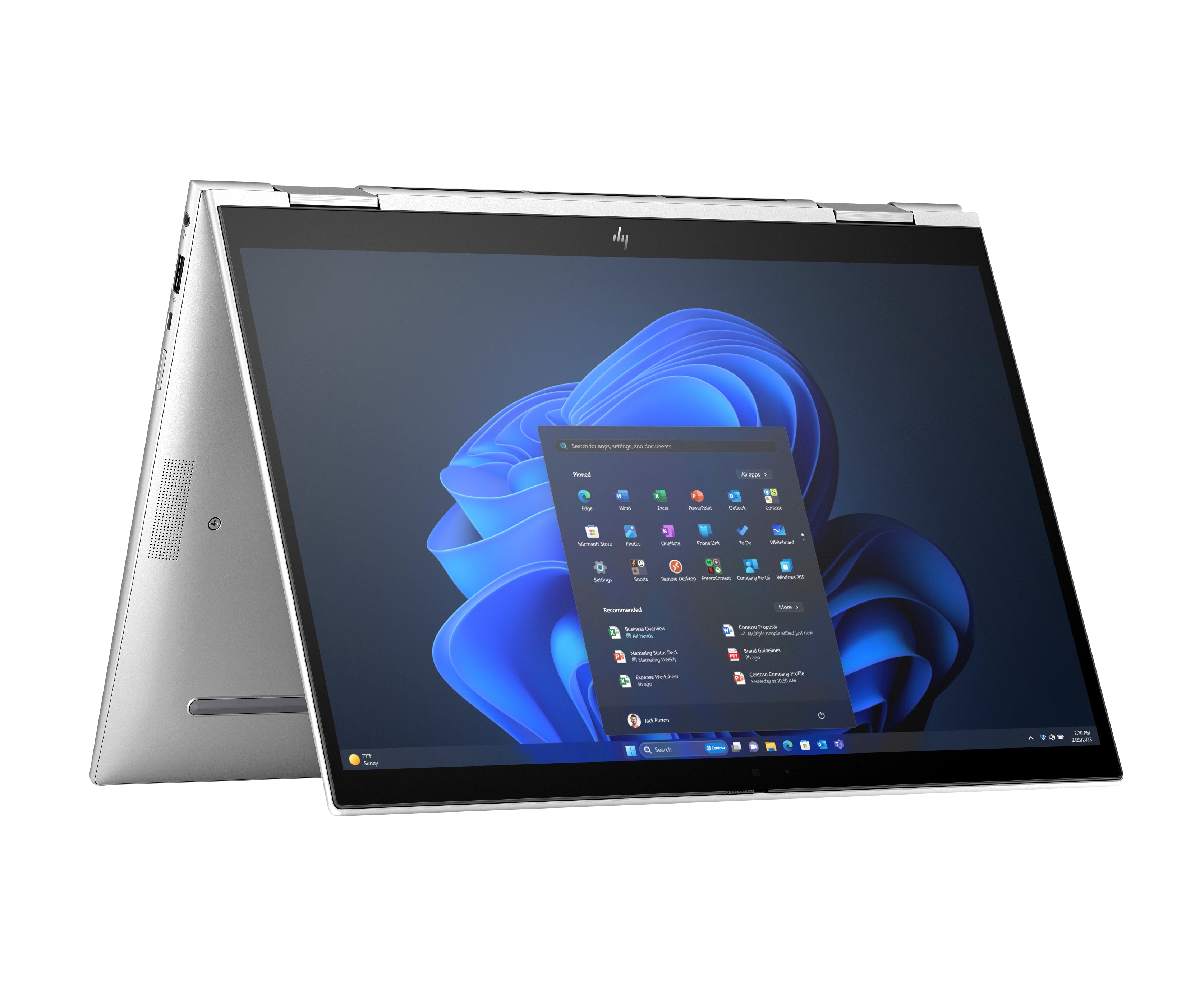 HP Elite x360 830 G11 Notebook - Conception inclinable - Intel Core Ultra 7 - 155U / jusqu'à 4.8 GHz - Win 11 Pro - Intel Graphics - 16 Go RAM - 512 Go SSD NVMe - 13.3" IPS HP SureView Reflect 1920 x 1200 - Wi-Fi 6E, Bluetooth - clavier : Français - avec