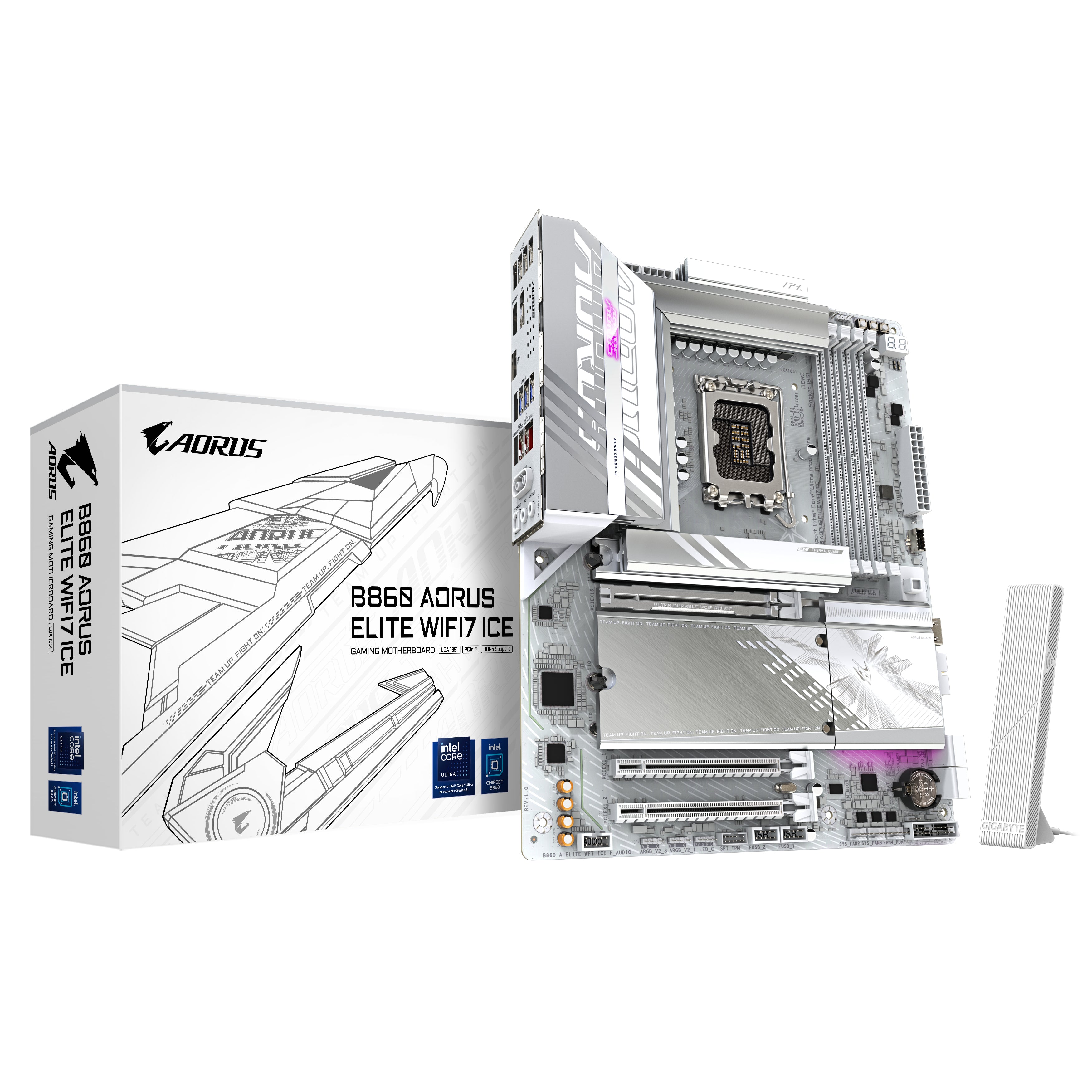 B860 A ELITE WF7 ICE - B860/LGA1851/DDR5/ATX