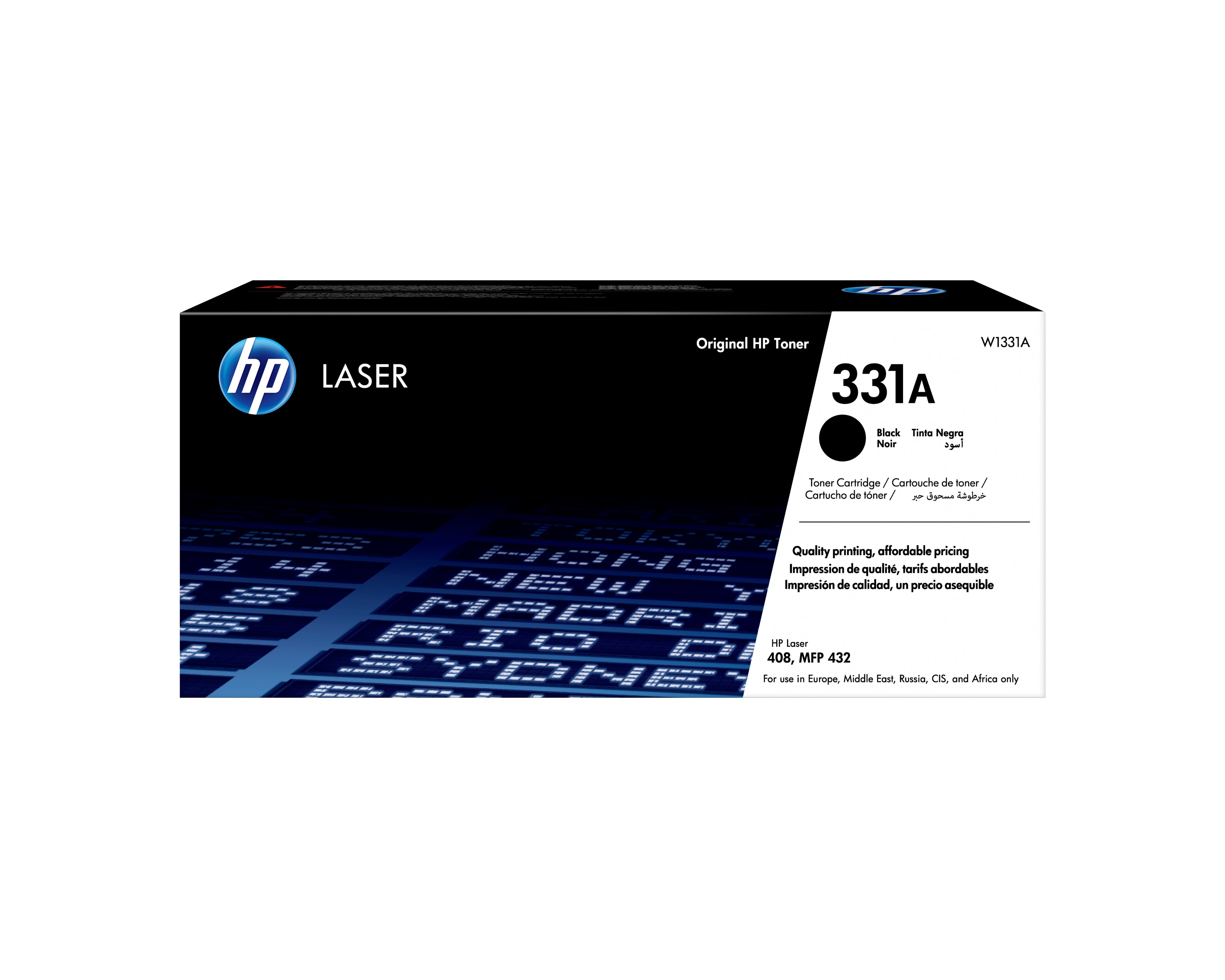 Toner original HP W1331A Noir