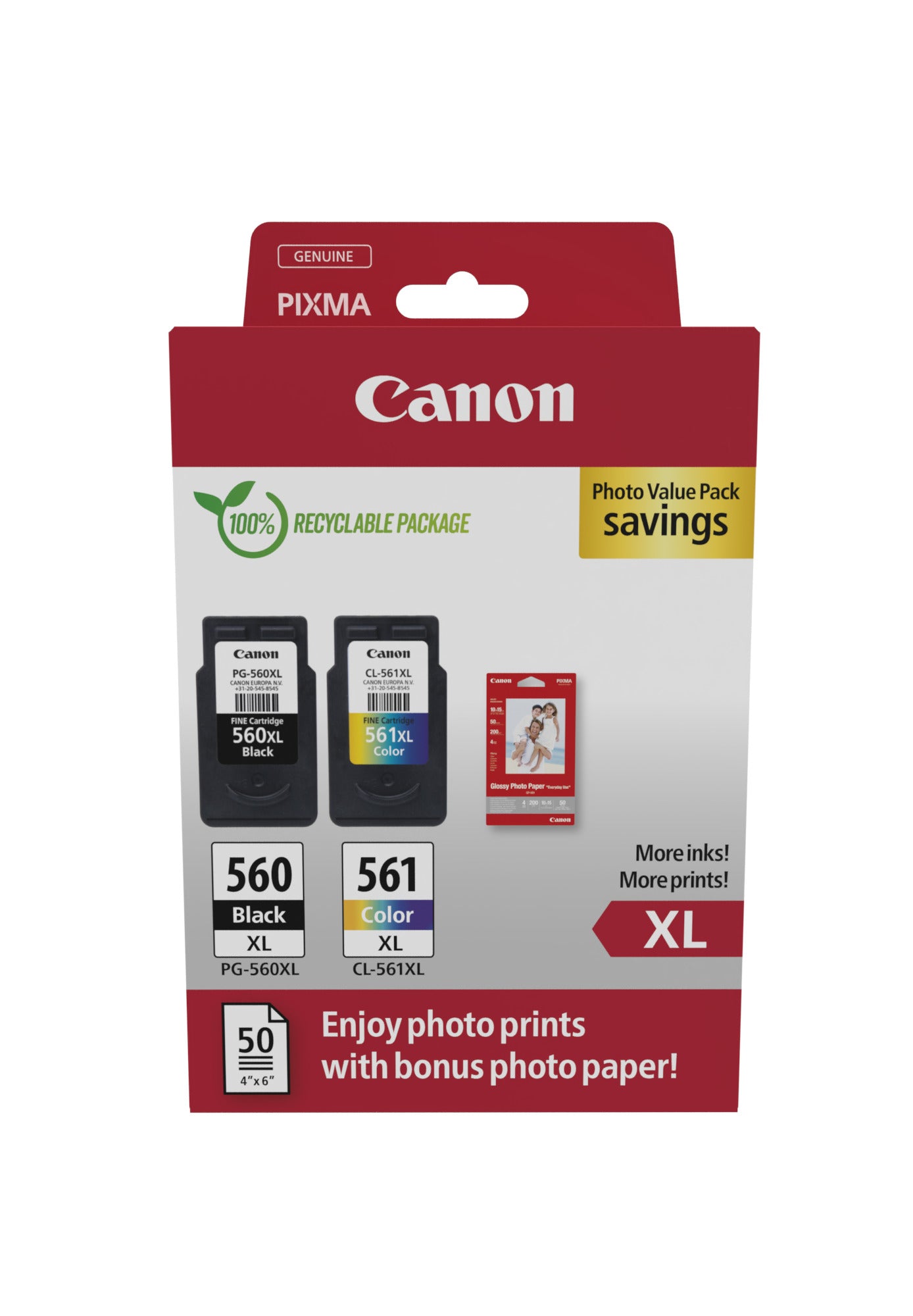 Cartouche d'encre originale Canon 3712C008 Multicouleur