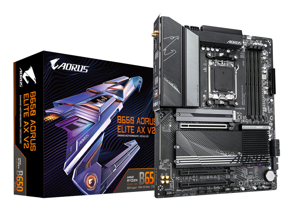 Carte Mère Gigabyte B650 Aorus Elite AX V2 (AM5)
