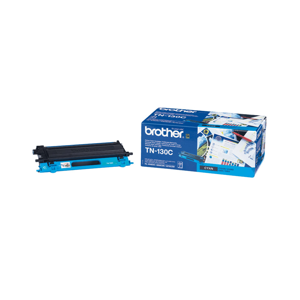 Brother TN130C - Cyan - original - cartouche de toner - pour Brother DCP-9040, 9042, 9045, HL-4040, 4050, 4070, MFC-9440, 9450, 9840