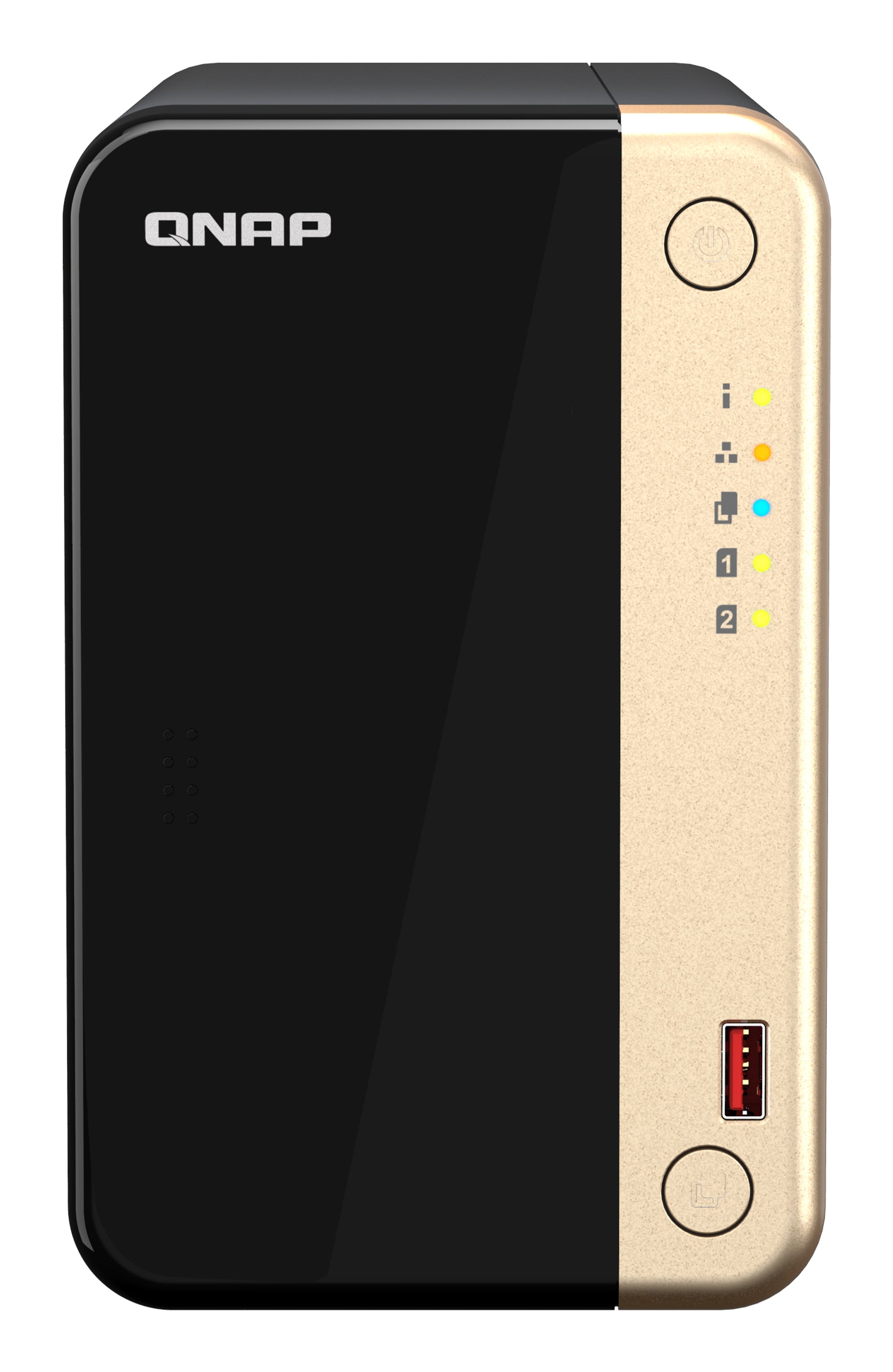 QNAP TS-264 - Serveur NAS - 2 Baies - SATA 6Gb/s - RAID 0, 1, 5, 6, 10, 50, JBOD, 60 - RAM 8 Go - 2.5 Gigabit Ethernet - iSCSI support