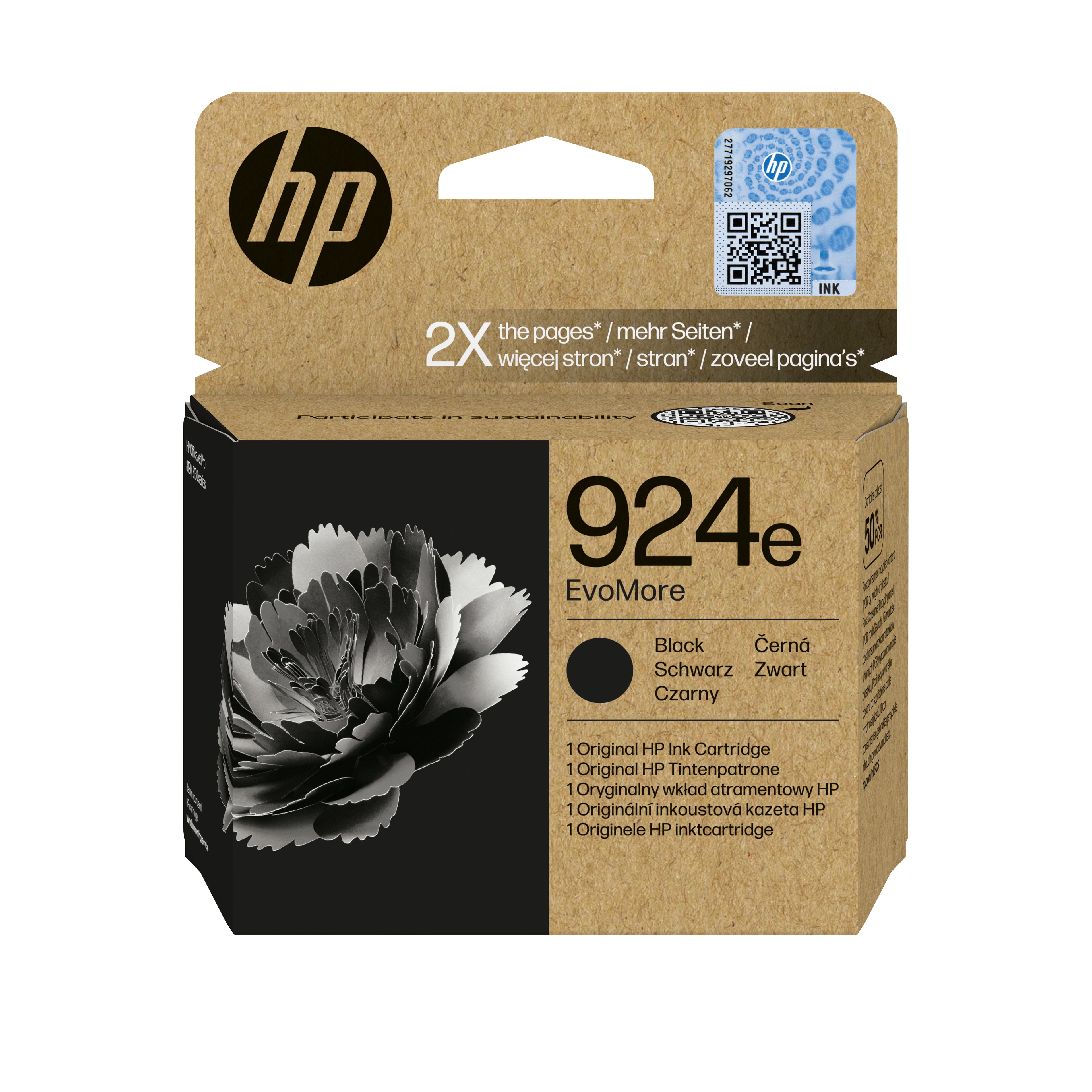 Cartouche d'encre originale HP 4K0V0NE Noir