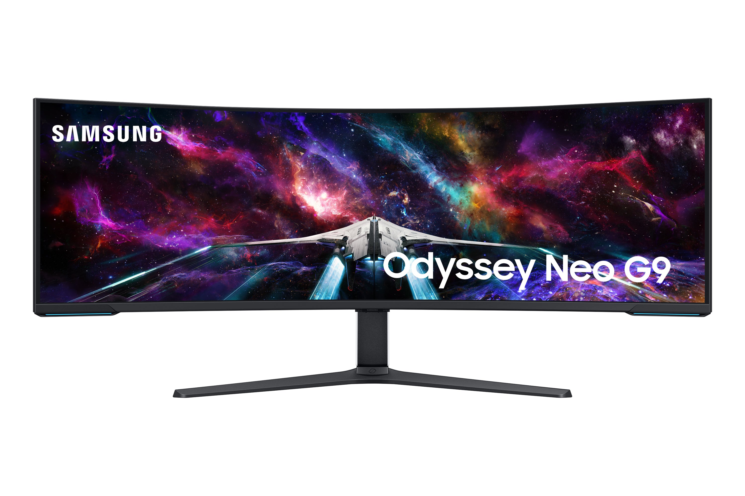 Samsung Odyssey Neo G9 S57CG952NU - G95NC Series - moniteur QLED - jeux - incurvé - 57" - 7680 x 2160 Dual UHD @ 240 Hz - VA - 1000 cd/m² - 1000000:1 - DisplayHDR 1000 - 1 ms - 3xHDMI, DisplayPort - noir, blanc
