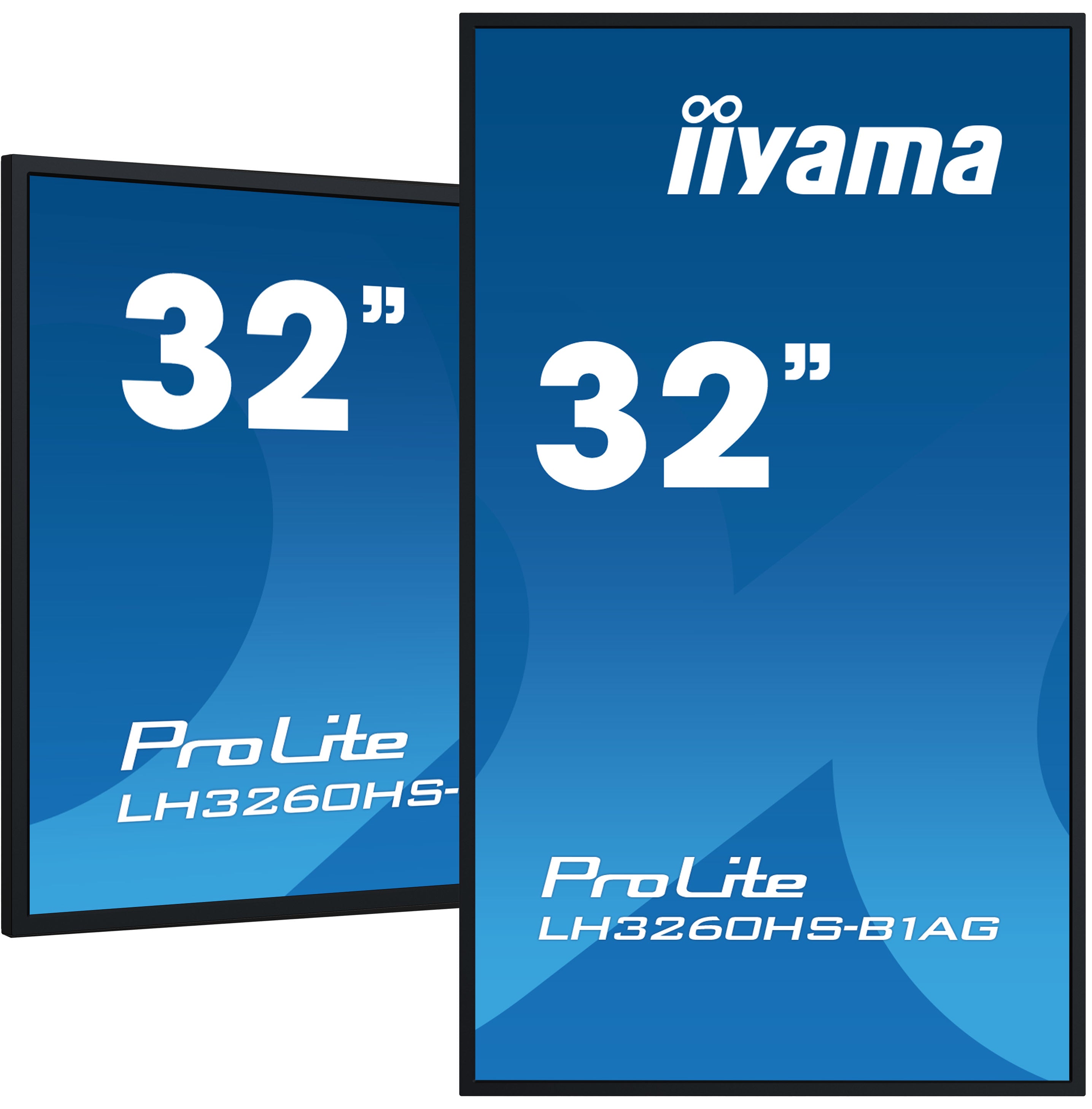 iiyama ProLite LH3260HS-B1AG - Classe de diagonale 32" (31.5" visualisable) écran LCD rétro-éclairé par LED - signalisation numérique - avec lecteur multimédia SoC intégré - 1080p 1920 x 1080 - éclairage périphérique - noir, finition matte