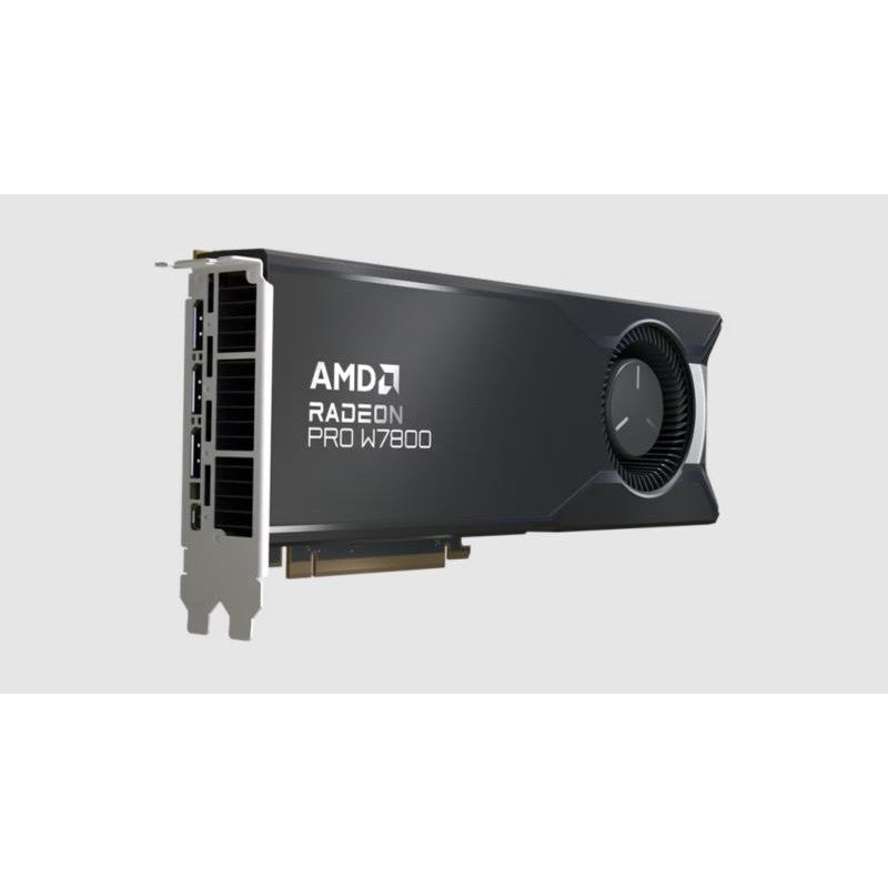 AMD Radeon Pro W7800 - Carte graphique - Radeon Pro W7800 - 32 Go GDDR6 - PCIe 4.0 x16 - 3 x DisplayPort, Mini DisplayPort