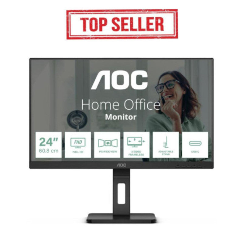 AOC 24P3CV écran plat de PC 60,5 cm (23.8") 1920 x 1080 pixels Full HD LED Noir