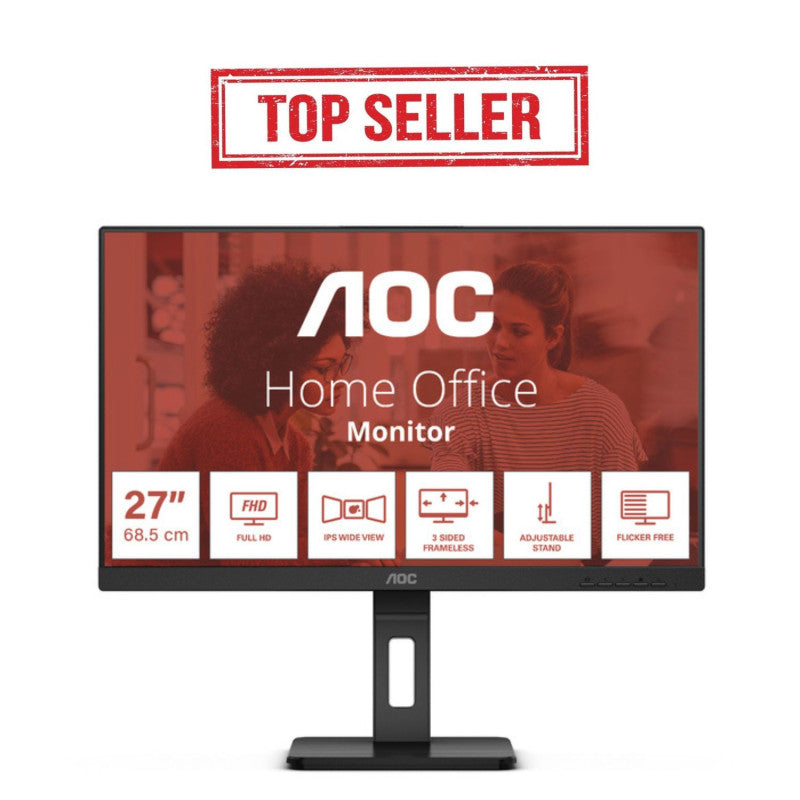 AOC E3 27E3QAF écran plat de PC 68,6 cm (27") 1920 x 1080 pixels Full HD LED Noir