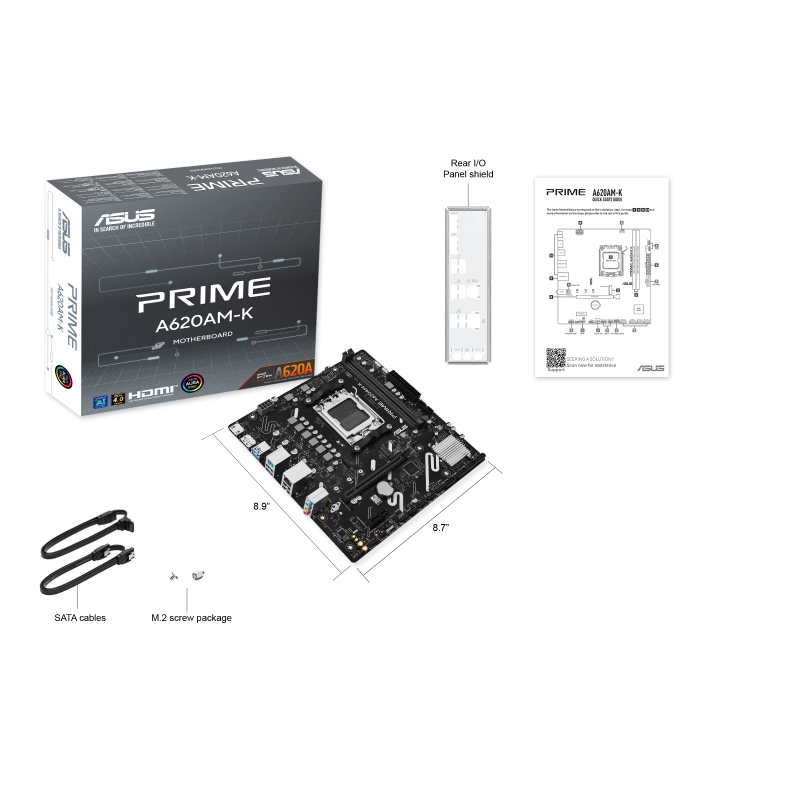 Carte Mère Asus 90MB1GX0-M0EAY0 AMD A620 AMD AM5
