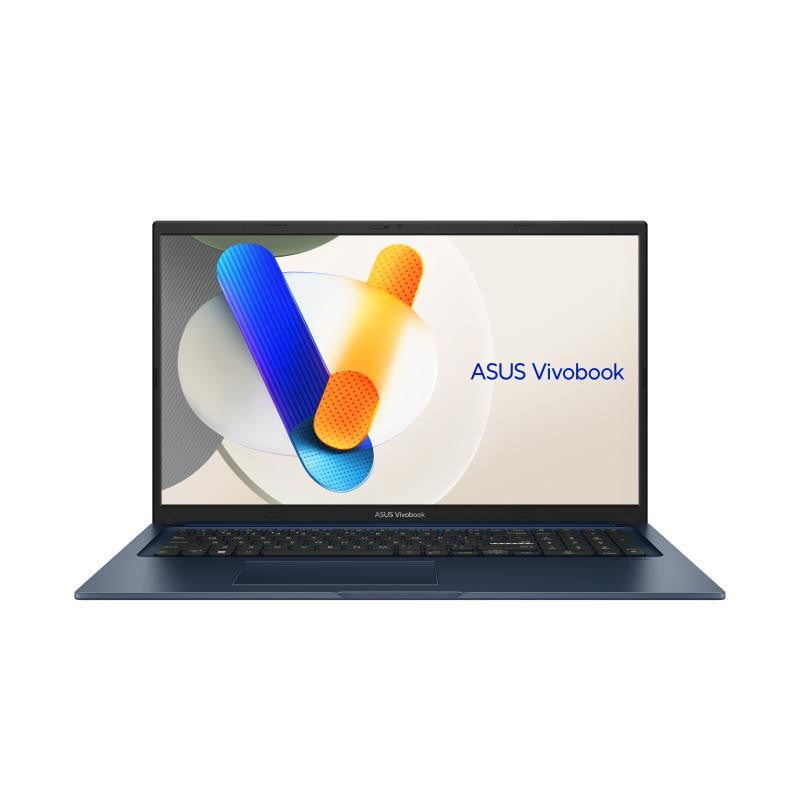 ASUS VivoBook 17 X1704VA-AU815W - Conception de charnière à 180 degrés - Intel Core 5 - 120U / jusqu'à 5 GHz - Win 11 Home - Intel Graphics - 16 Go RAM - 512 Go SSD NVMe - 17.3" 1920 x 1080 (Full HD) - Wi-Fi 6, Bluetooth - bleu calme