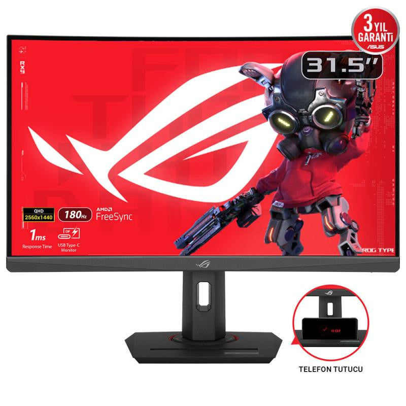 ROG XG32WCS 32"CURVE QHD/180Hz/VA/1ms/USB-C/FS#