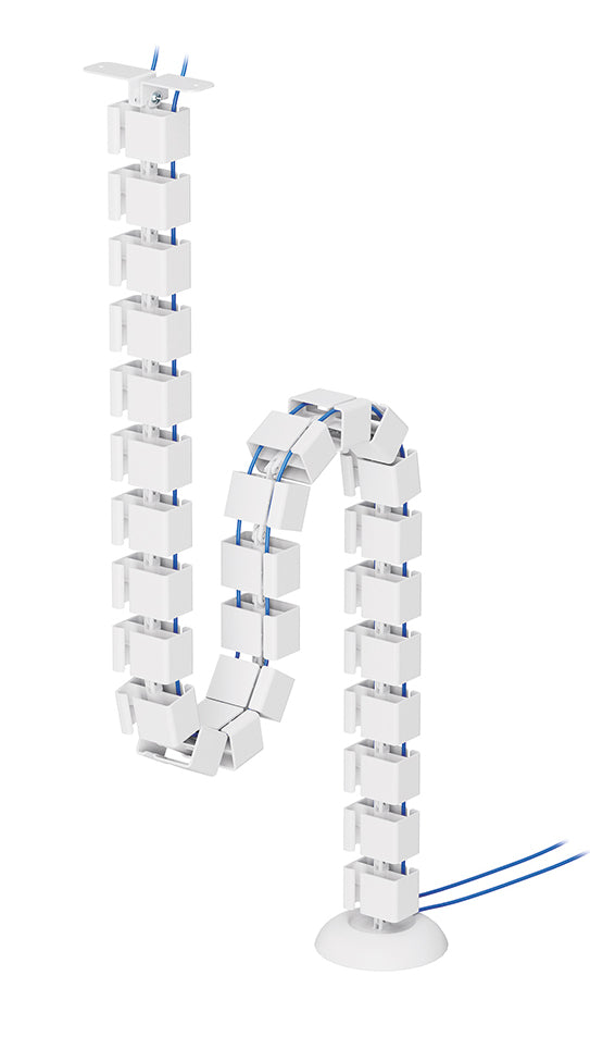Neomounts - Colonne vertébrale de la gestion des câbles - screw-mounted, universal - blanc