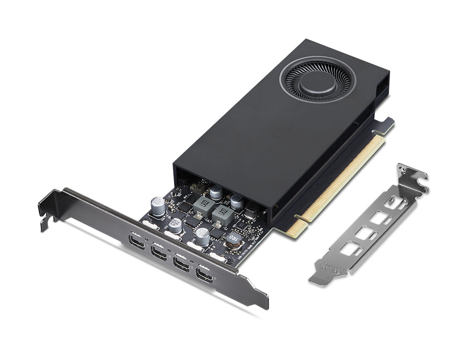 NVIDIA RTX A1000 - Carte graphique - RTX A1000 - 8 Go GDDR6 - PCIe 4.0 x8 - 4 x Mini DisplayPort