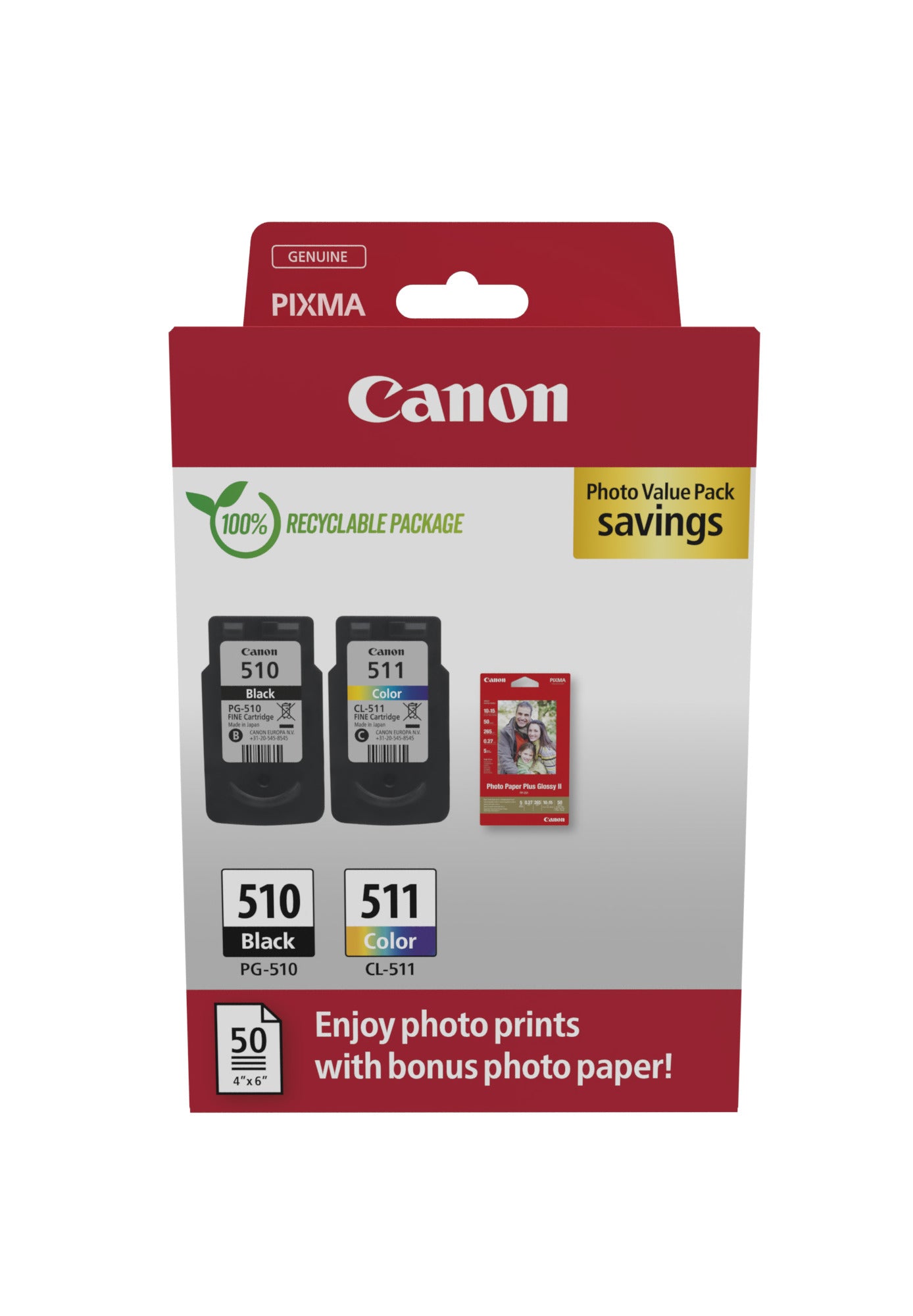 Cartouche d'encre originale Canon 2970B017 Multicouleur