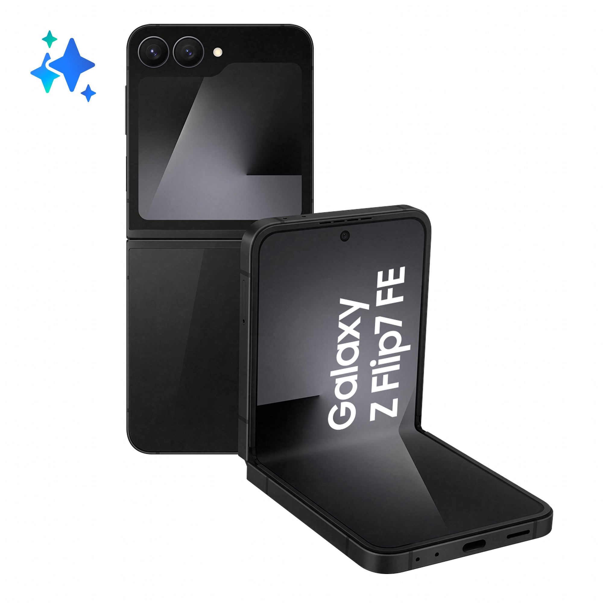 Smartphone Samsung Galaxy Z Flip7 FE Octa Core 8 GB RAM 128 GB Noir 6,7"