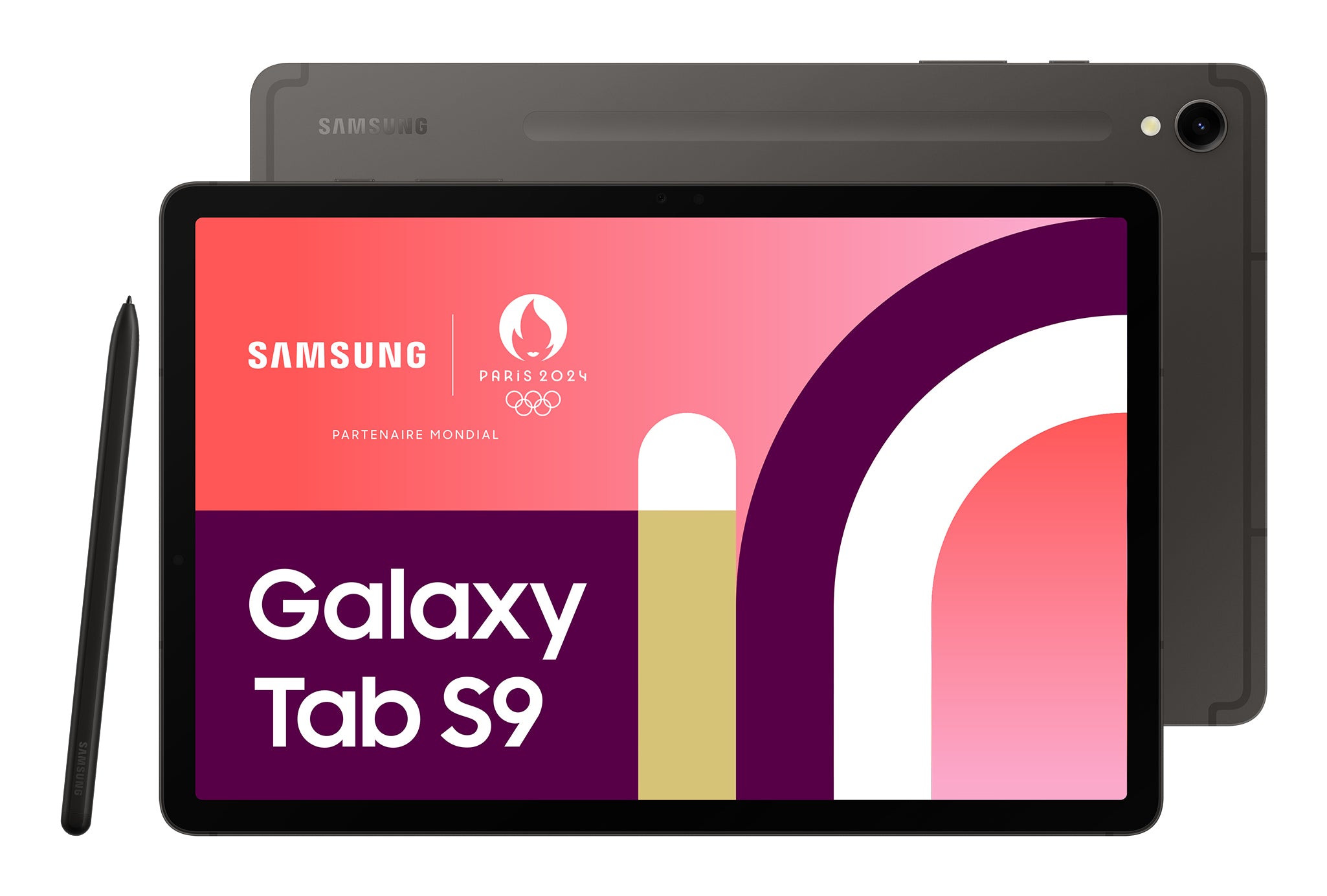 Samsung Galaxy Tab S9 - Tablette - Android 13 - 256 Go - 11" AMOLED (2560 x 1600) - Logement microSD - graphite