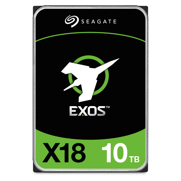 Seagate Exos X18 ST10000NM018G - Disque dur - 10 To - interne - SATA 6Gb/s - 7200 tours/min - mémoire tampon : 256 Mo