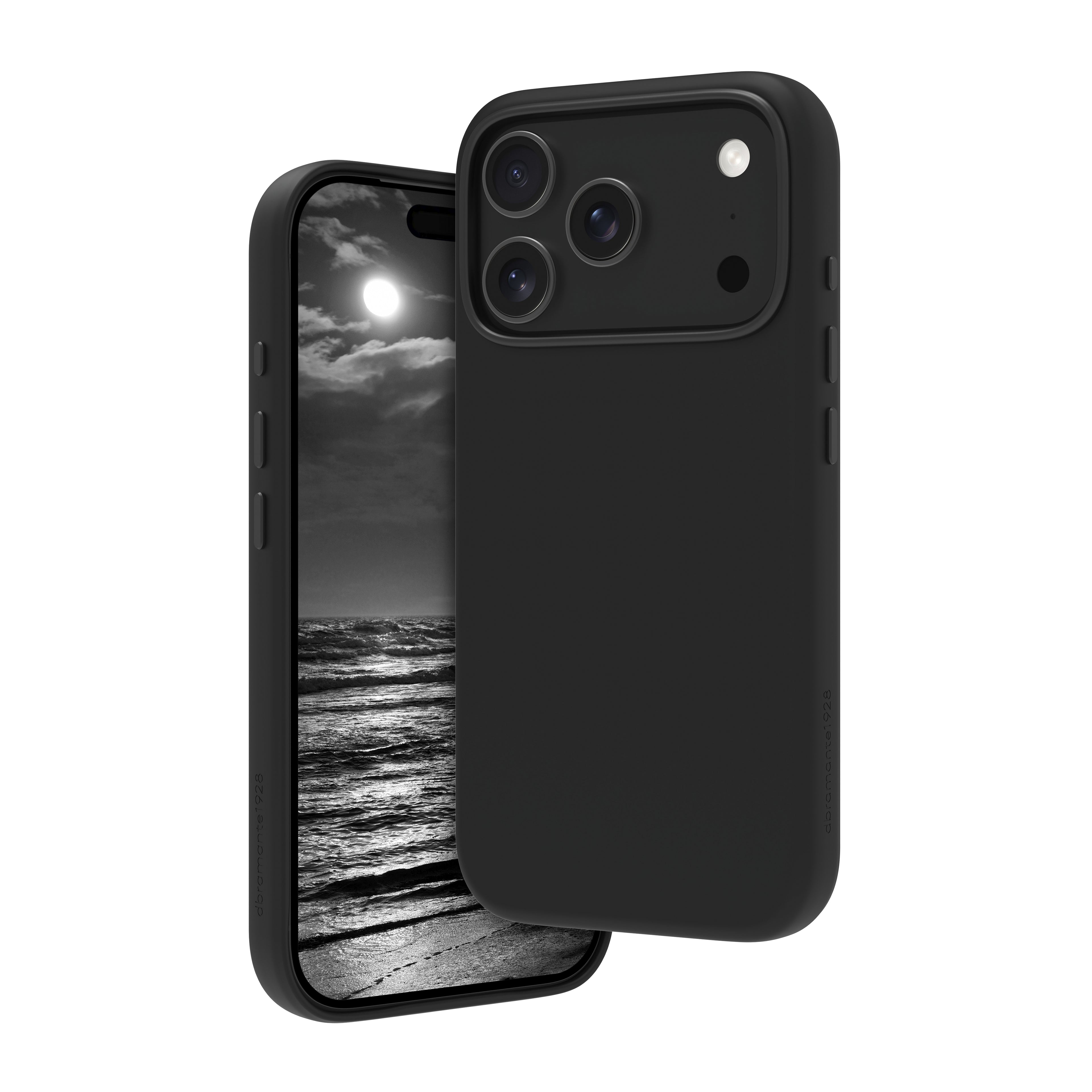 dbramante1928 Roskilde ICON - Coque de protection pour téléphone portable - compatibilité avec MagSafe - plastique recyclé - noir minuit