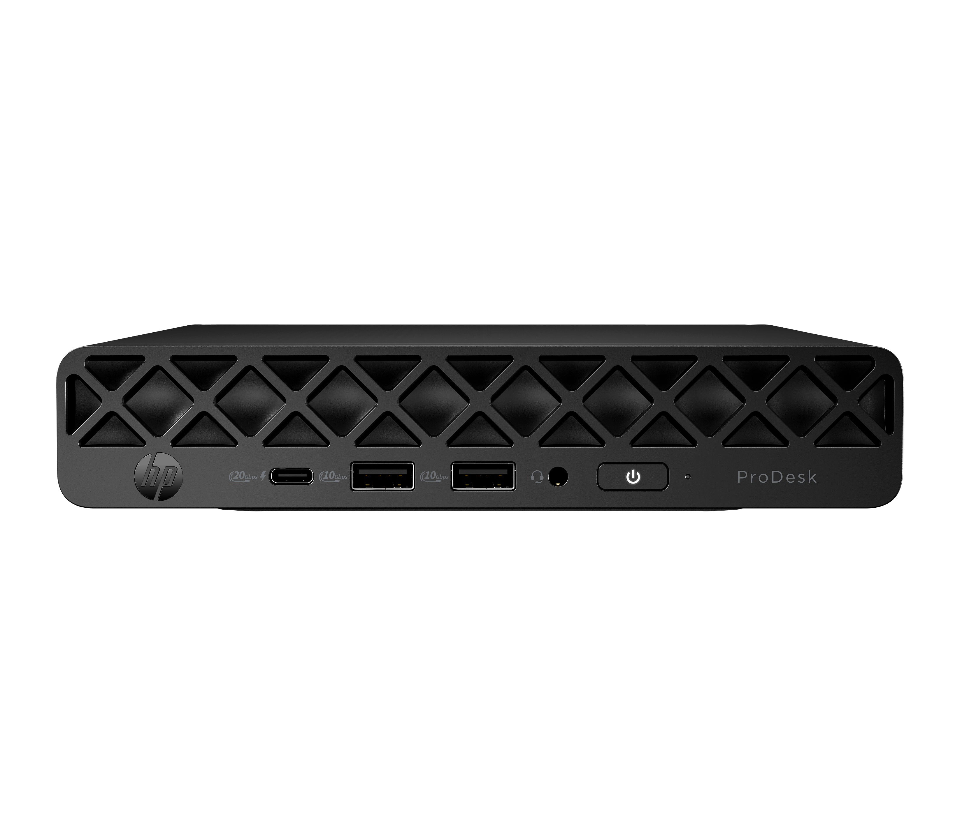 HP ProDesk 4 G1i AI - Mini Core Ultra 5 225T / jusqu'à 4.9 GHz - RAM 8 Go - SSD 256 Go - NVMe - Intel Graphics - Gigabit Ethernet, IEEE 802.11ax (Wi-Fi 6E), Bluetooth 5.3 - Win 11 Pro - moniteur : aucun - clavier : Français - noir Jack - Smart Buy - avec