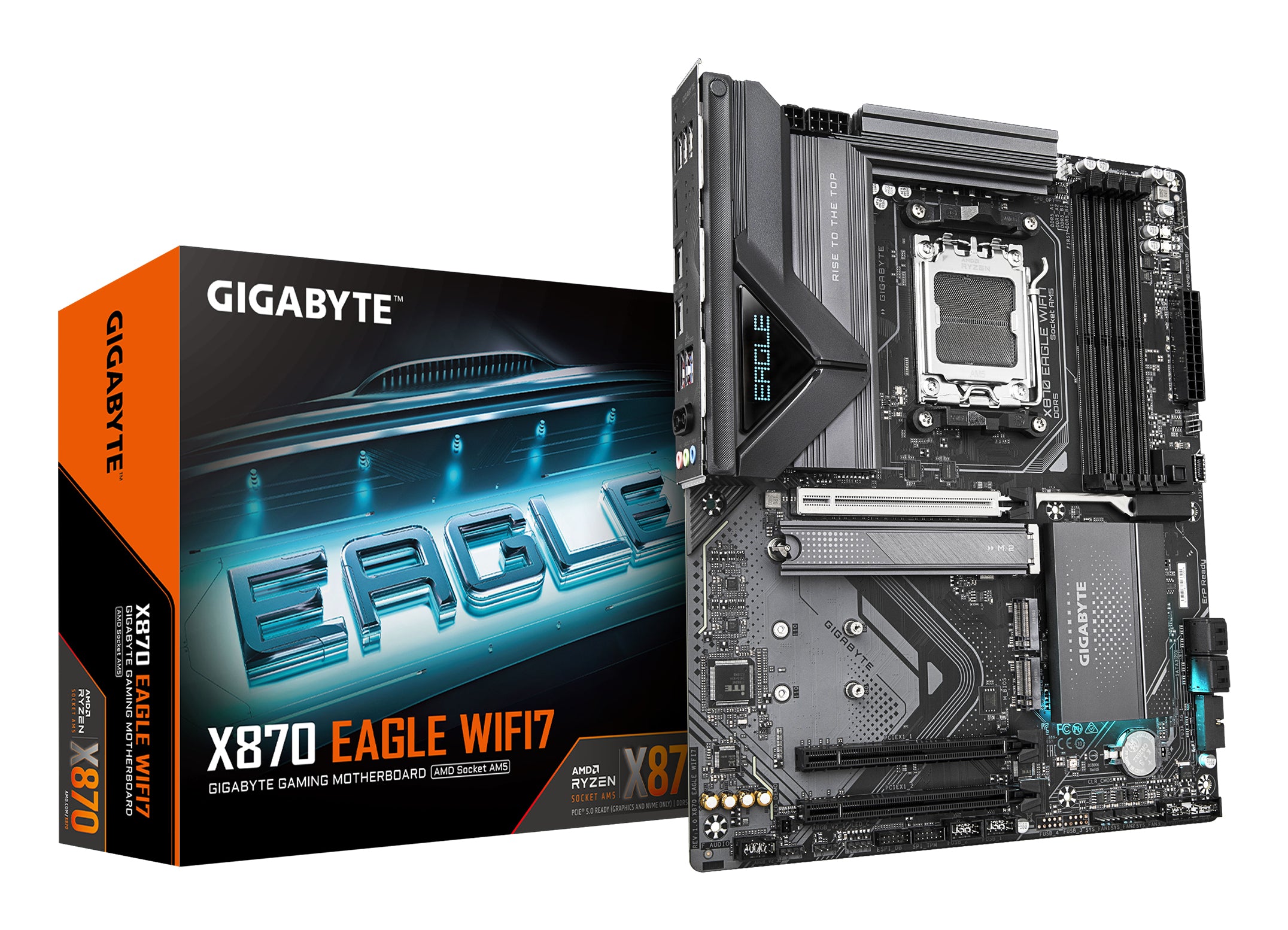 Carte Mère Gigabyte X870 EAGLE WIFI7 AMD AM5 AMD X870
