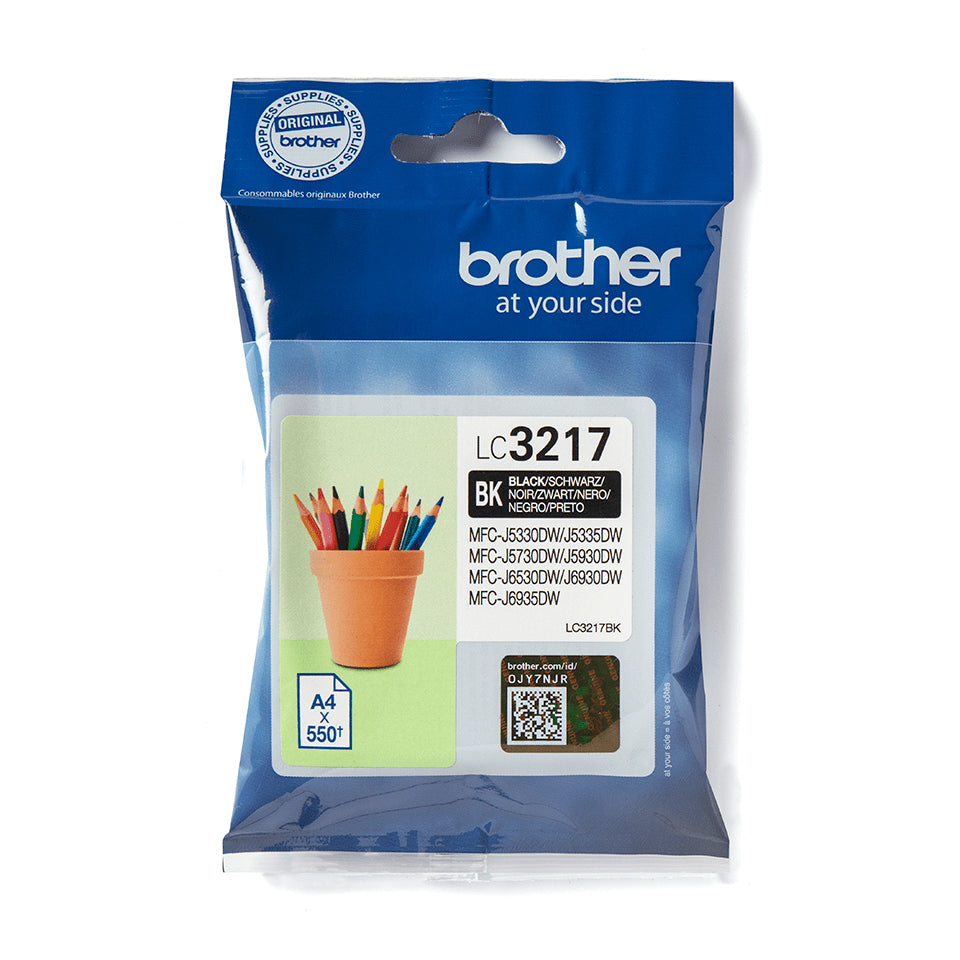 Cartouche d'Encre Compatible Brother LC-3217BK Noir