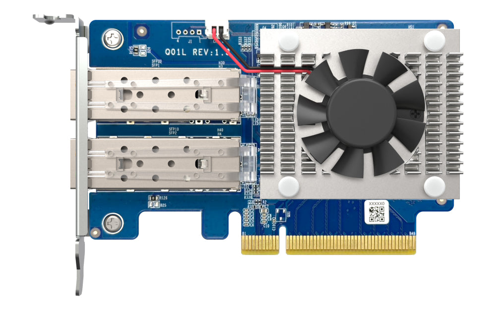 QNAP QXG-10G2SF-NXE - Module d'extension - PCIe 3.0 x8 profil bas - Gigabit Ethernet / 10 Gigabit SFP+ x 2