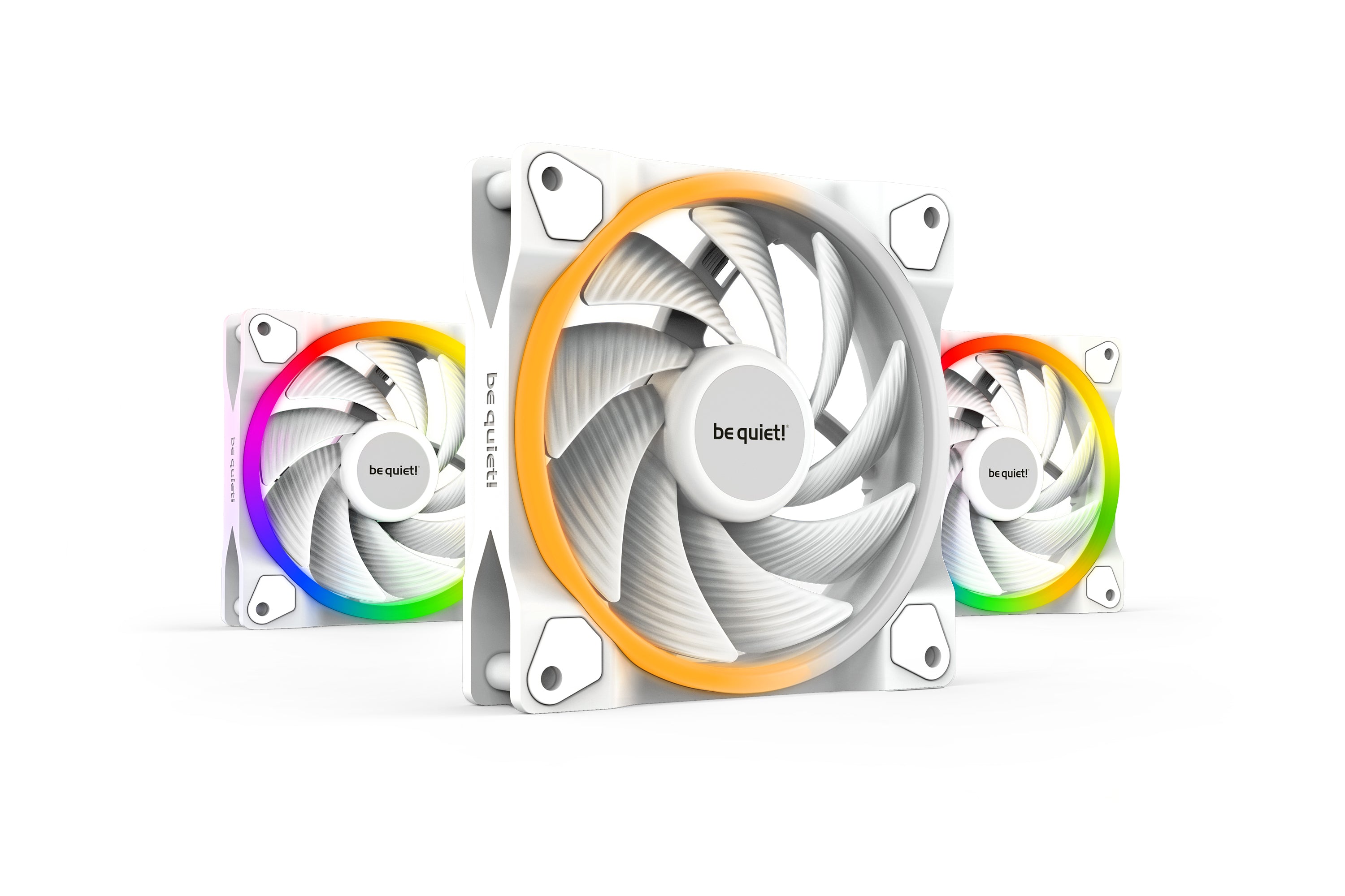 Light Wings 120mm PWM ARGB High Speed Kit x3 Blanc