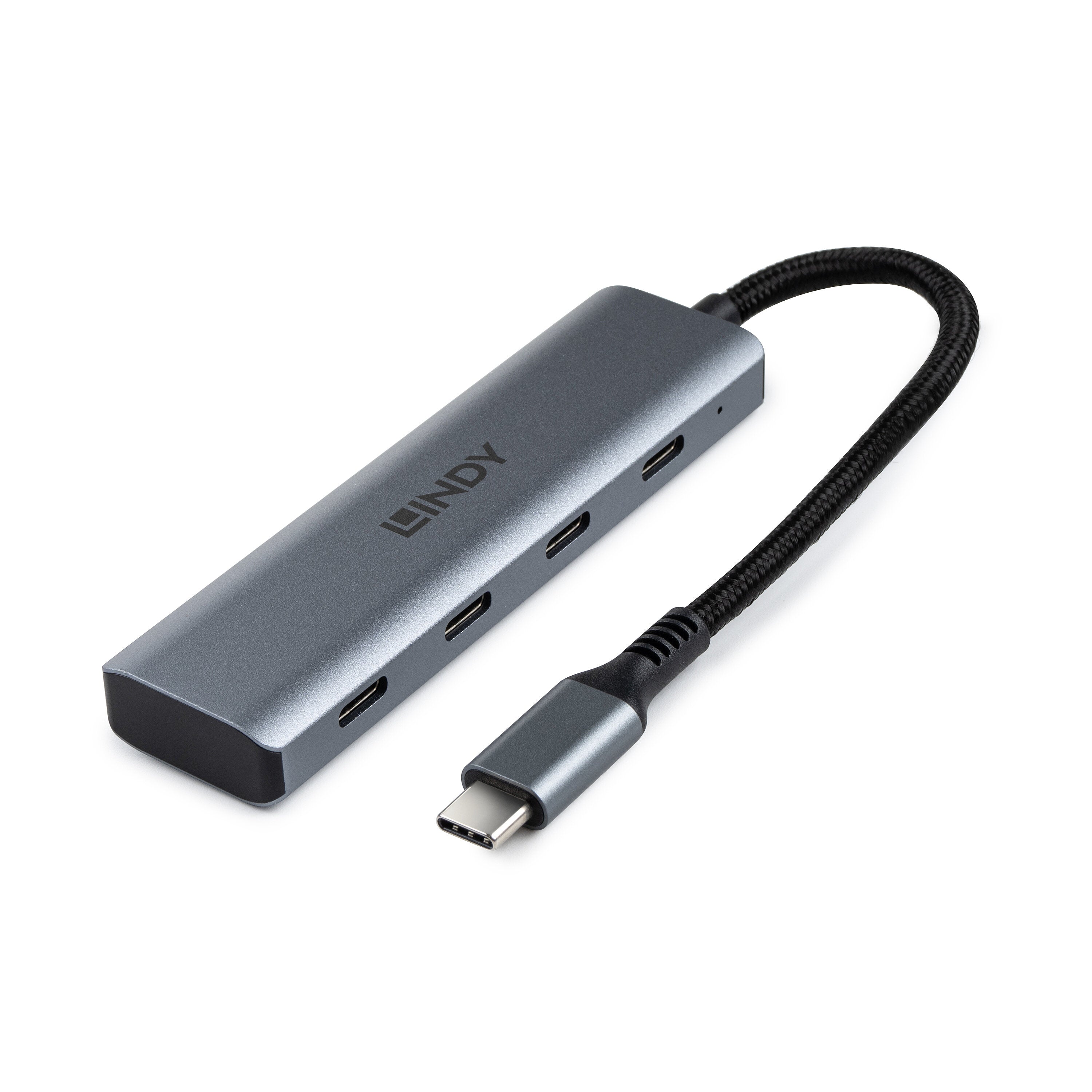 Hub USB LINDY 43414 Gris