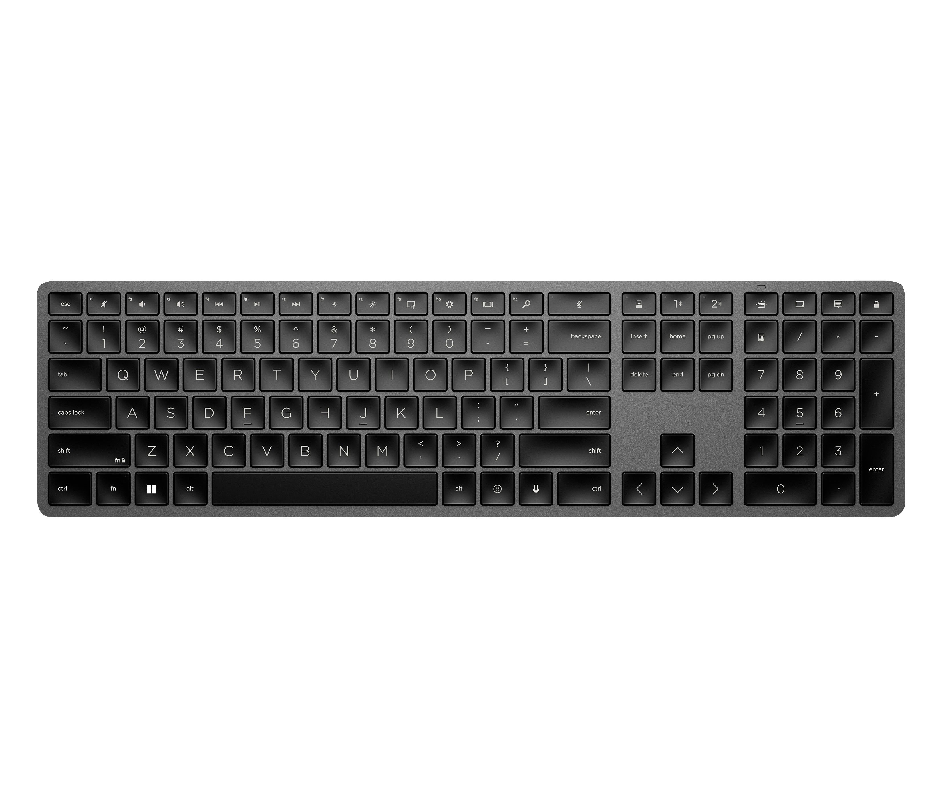 Clavier sans fil HP 975 Noir Espagnol Qwerty