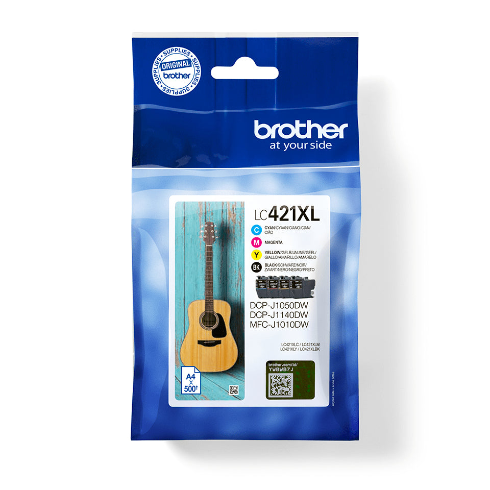 Cartouche d'encre originale Brother LC-421XLVAL Multicouleur