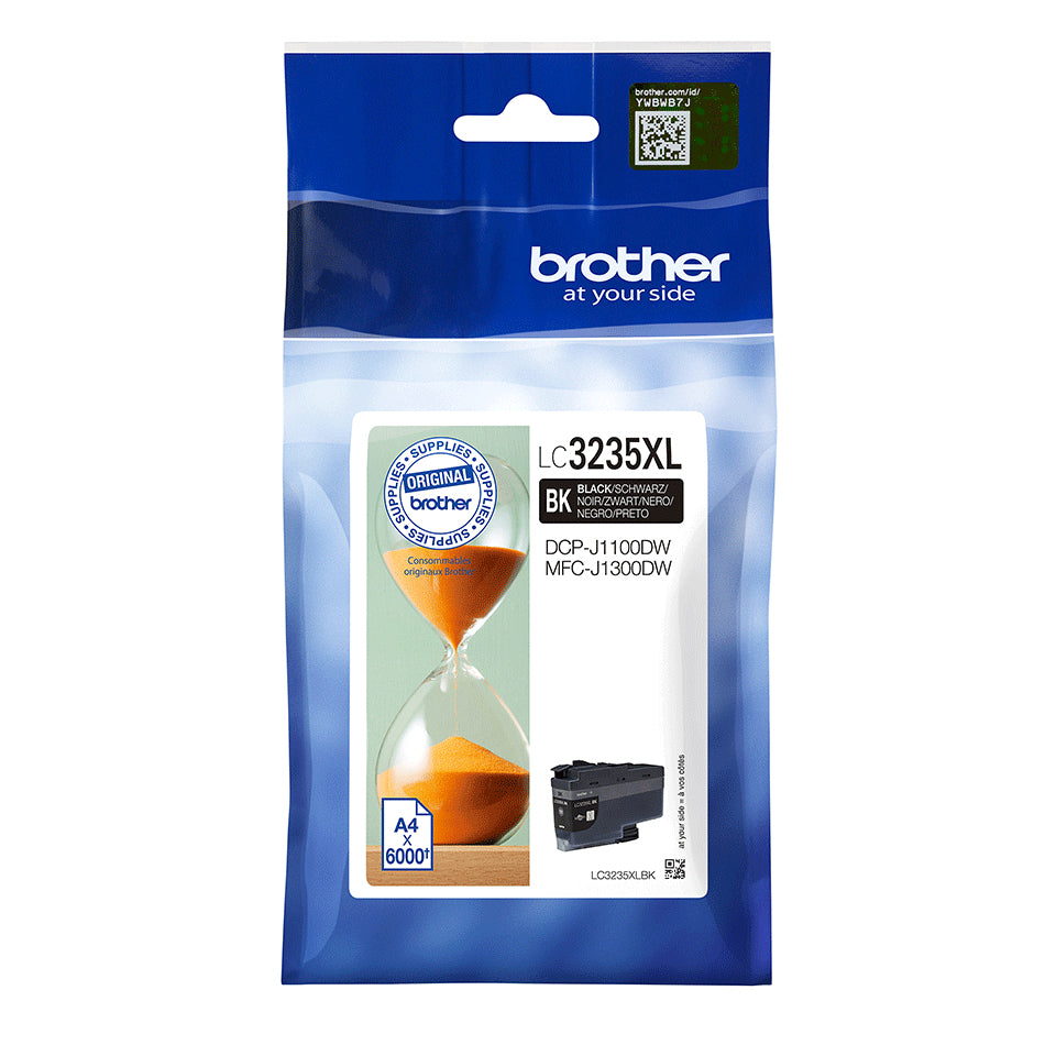 Brother LC3235XLBK - À rendement élevé - noir - original - cartouche d'encre - pour Brother DCP-J1100DW, MFC-J1300DW