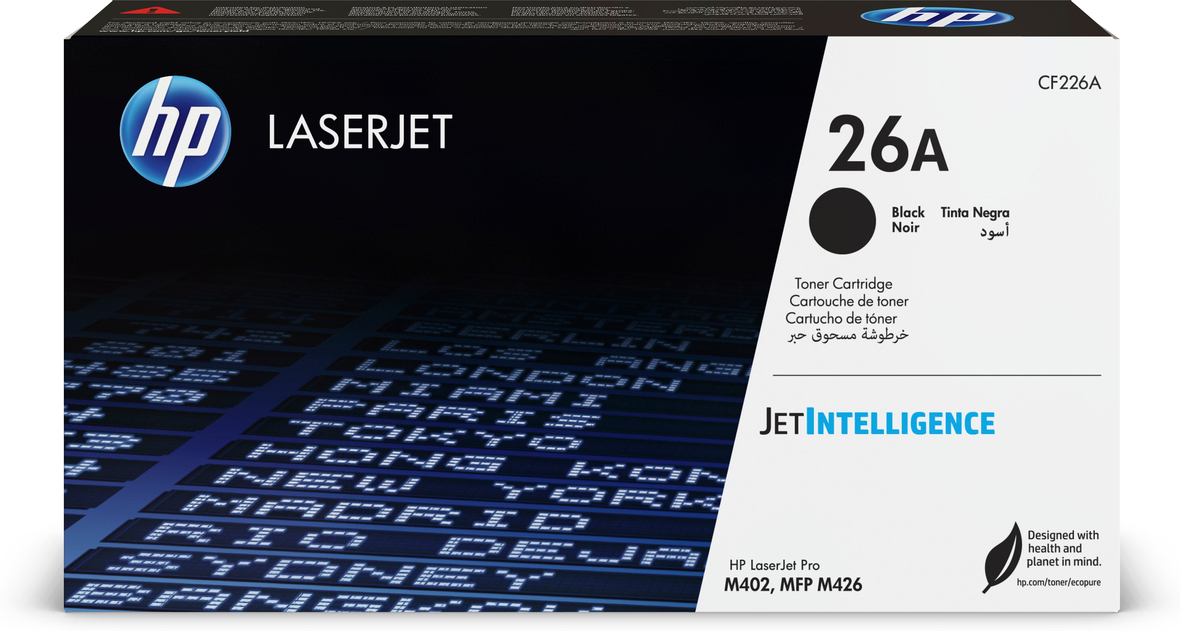 Toner original HP CF226A Noir