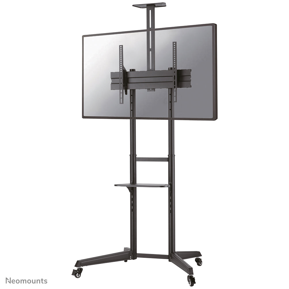 Neomounts by Newstar Mobile Floor Stand incl. AV- and cam shelf (height adjustable: 128,5-145 cm)