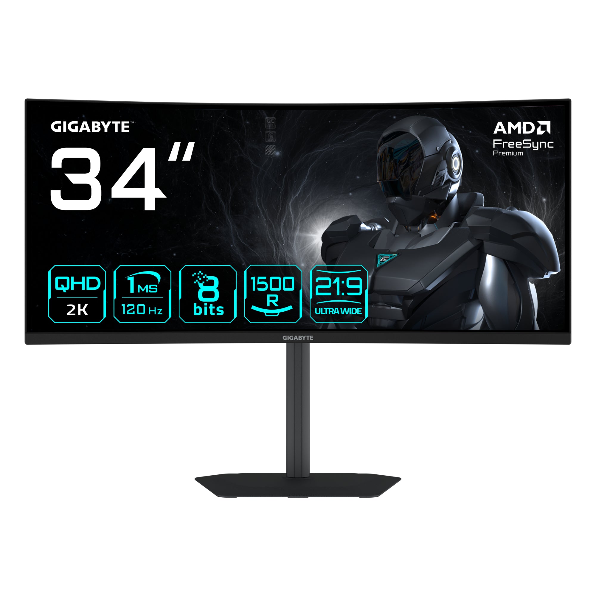 Écran Gigabyte GS34WQCA EU Wide Quad HD 34"