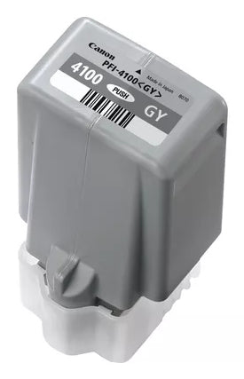Canon PFI-4100 GY - 80 ml - gris - original - boîte de suspension - réservoir d'encre - pour imagePROGRAF PRO-1100
