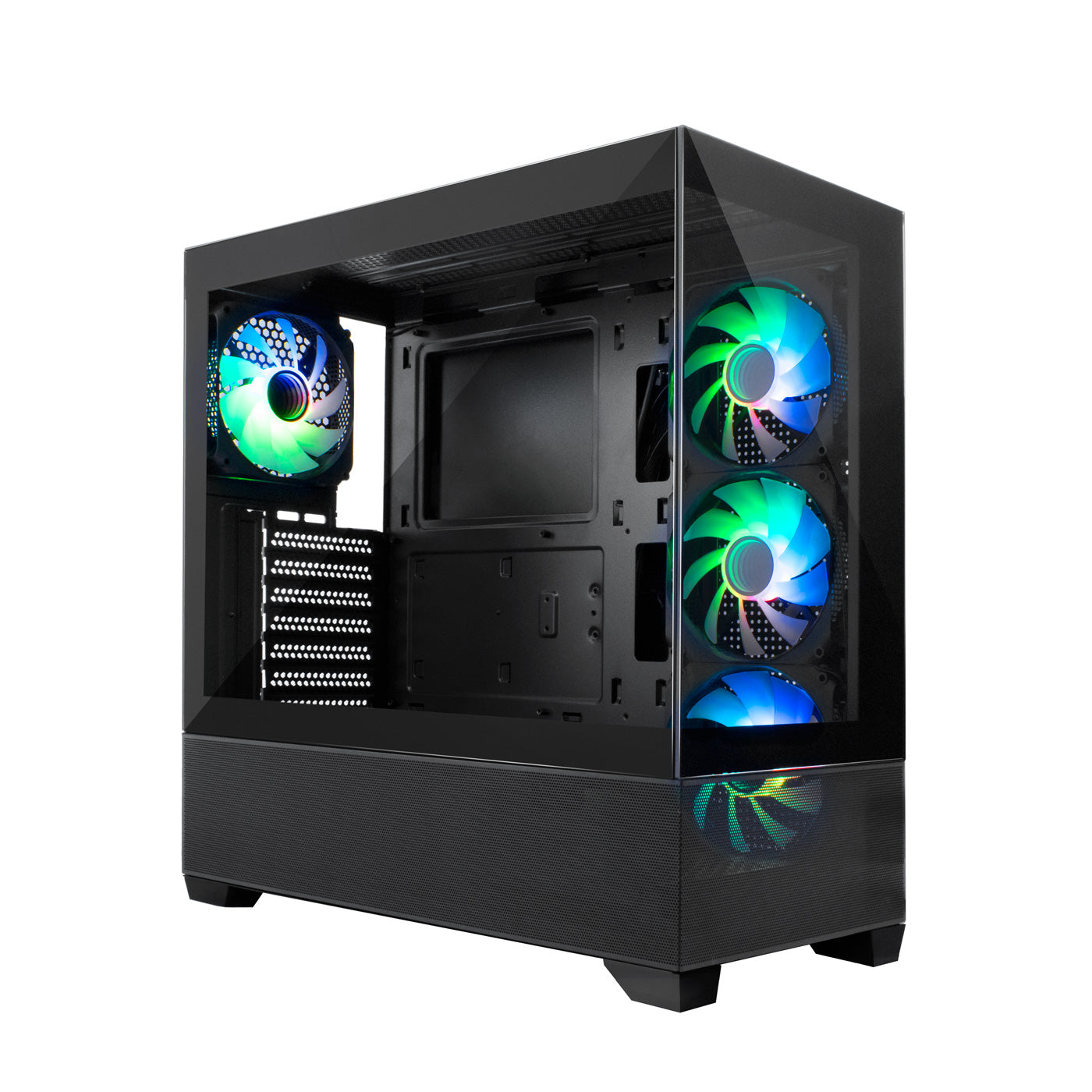 Boîtier ATX semi-tour CoolBox COO-CHA-GA250-0 Noir