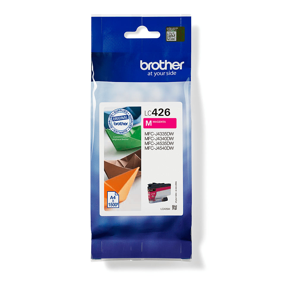 Brother LC426M - À rendement élevé - magenta - original - cartouche d'encre - pour Brother MFC-J4335, MFC-J4340, MFC-J4535, MFC-J4540