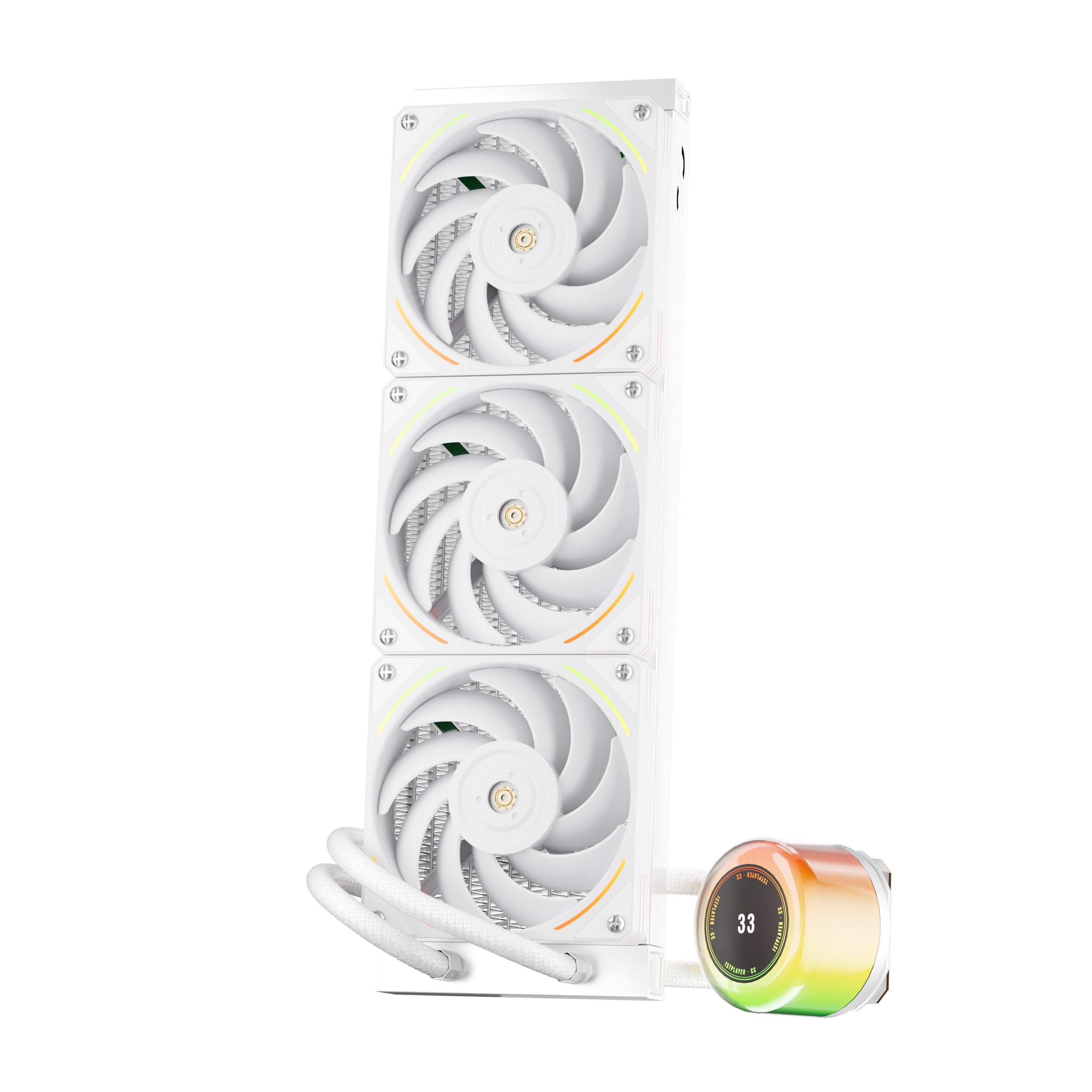 Kit Watercooling AIO 1stPlayer CC RGB - 360mm (Blanc)