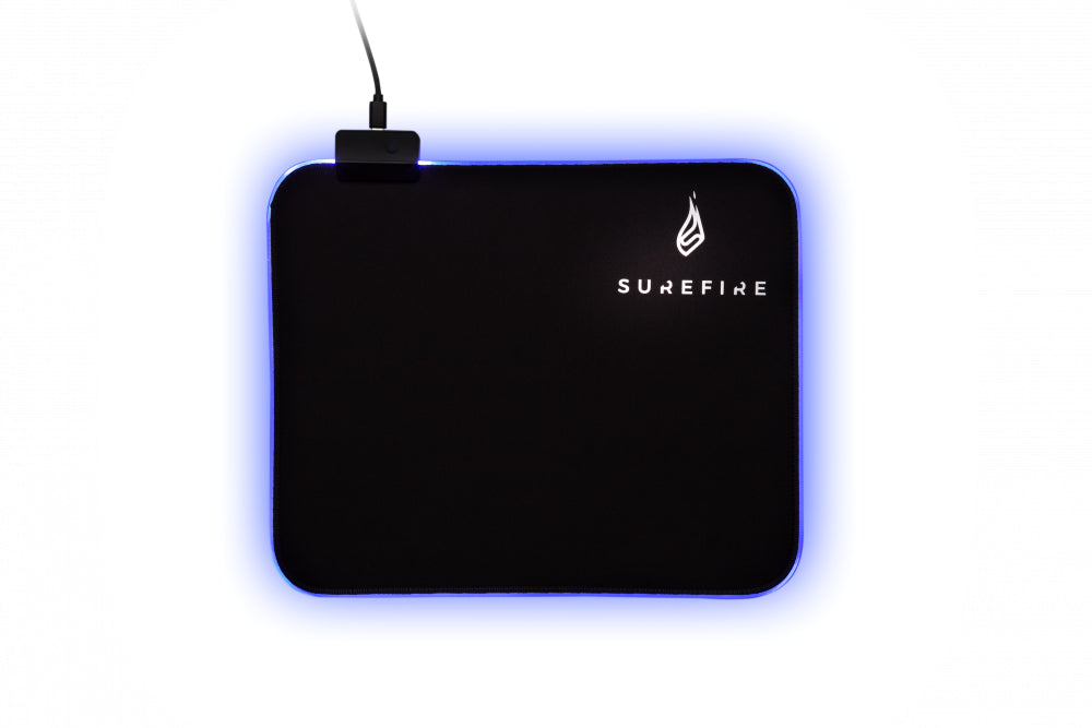 Tapis Gaming Verbatim Surefire Gaming SIlent Flight RGB-320 Noir 32 x 26 cm