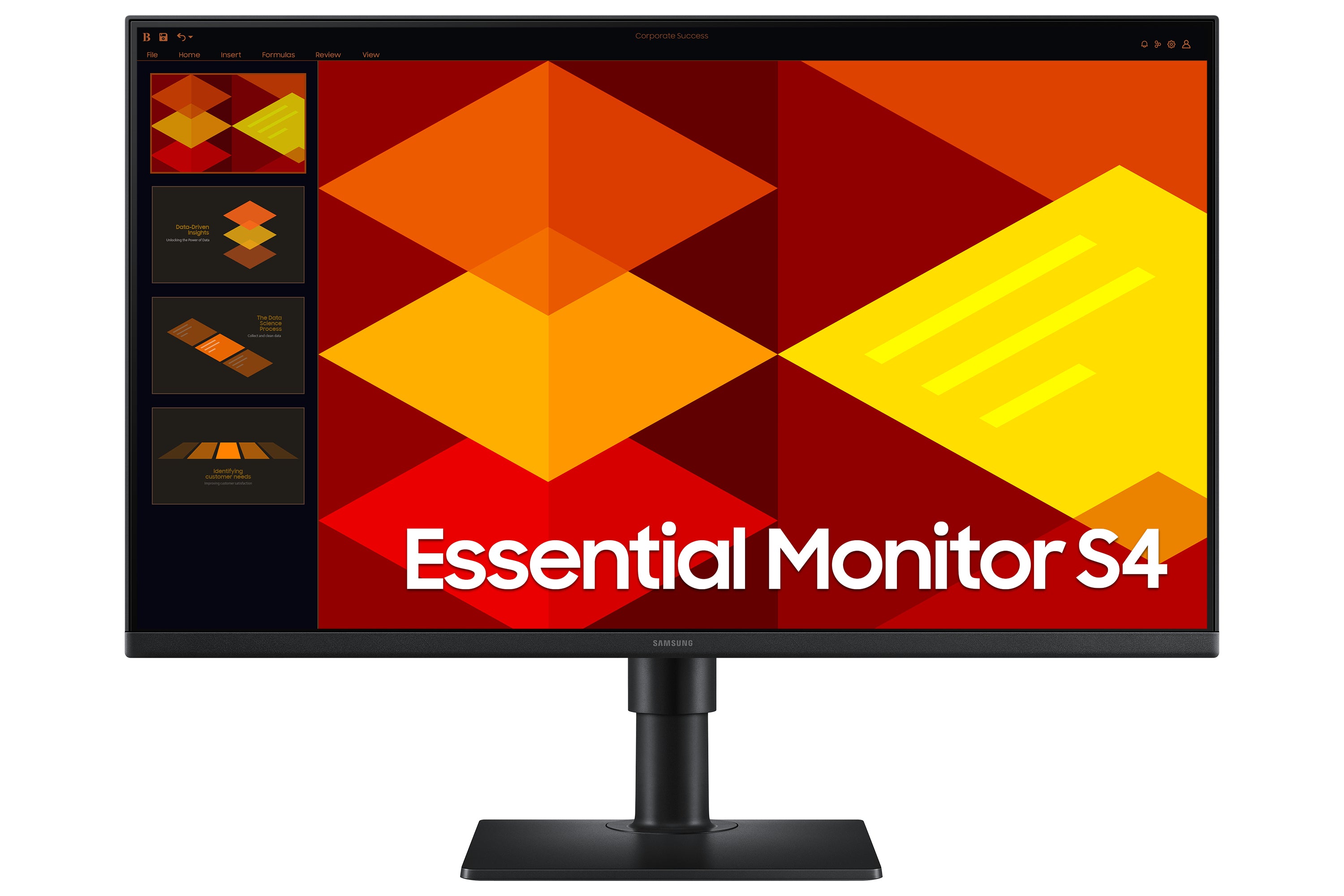 Samsung S27D400GAU - S40GD Series - écran LED - 27" - 1920 x 1080 Full HD (1080p) @ 100 Hz - IPS - 250 cd/m² - 1000:1 - 5 ms - 2xHDMI, DisplayPort - noir