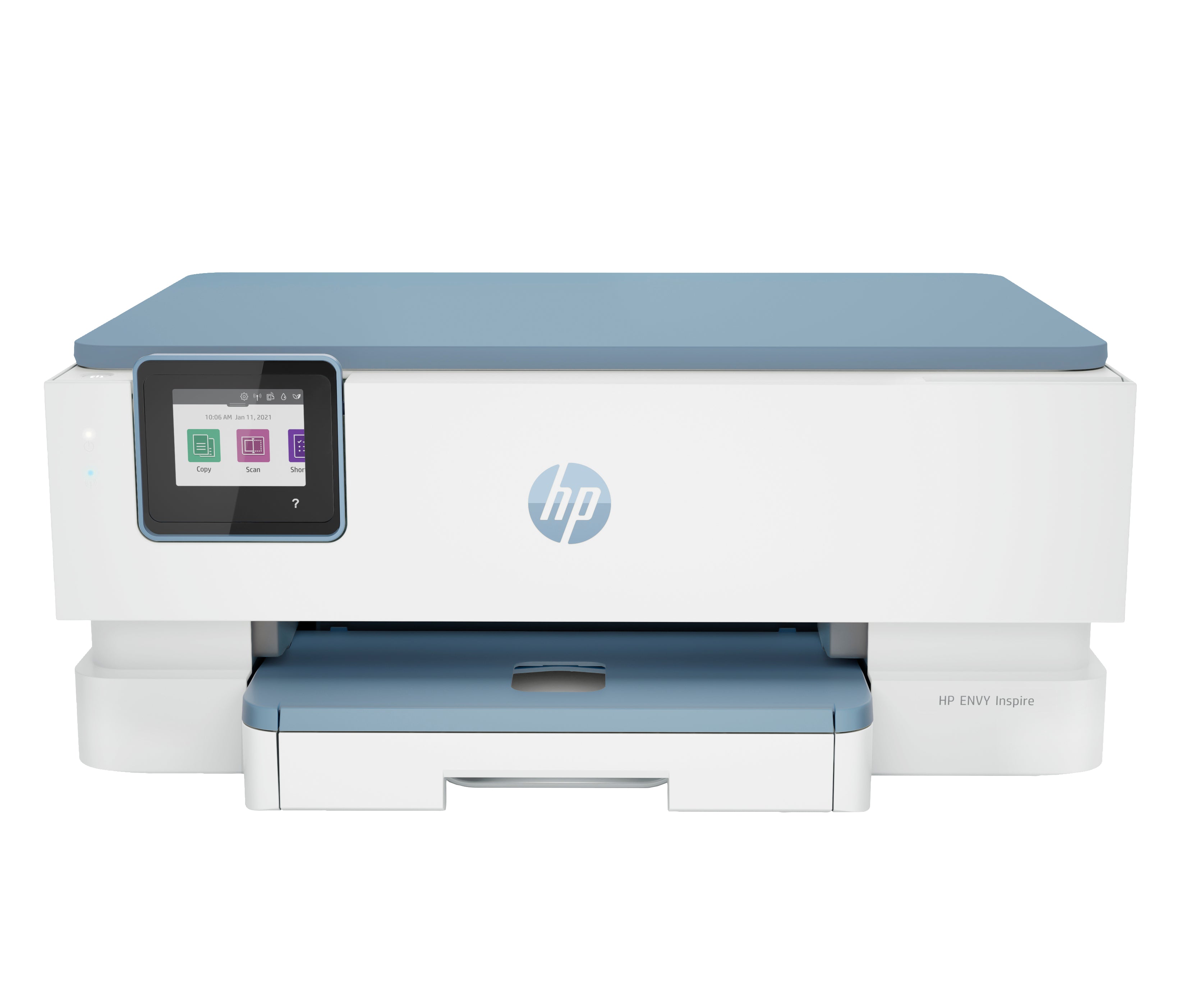 HP ENVY Inspire 7221e All-in-One - Imprimante multifonctions - couleur - jet d'encre - 216 x 297 mm (original) - A4/Legal (support) - jusqu'à 13 ppm (copie) - jusqu'à 15 ppm (impression) - 125 feuilles - USB 2.0, Wi-Fi(ac), Bluetooth - avec HP 1 an de gar